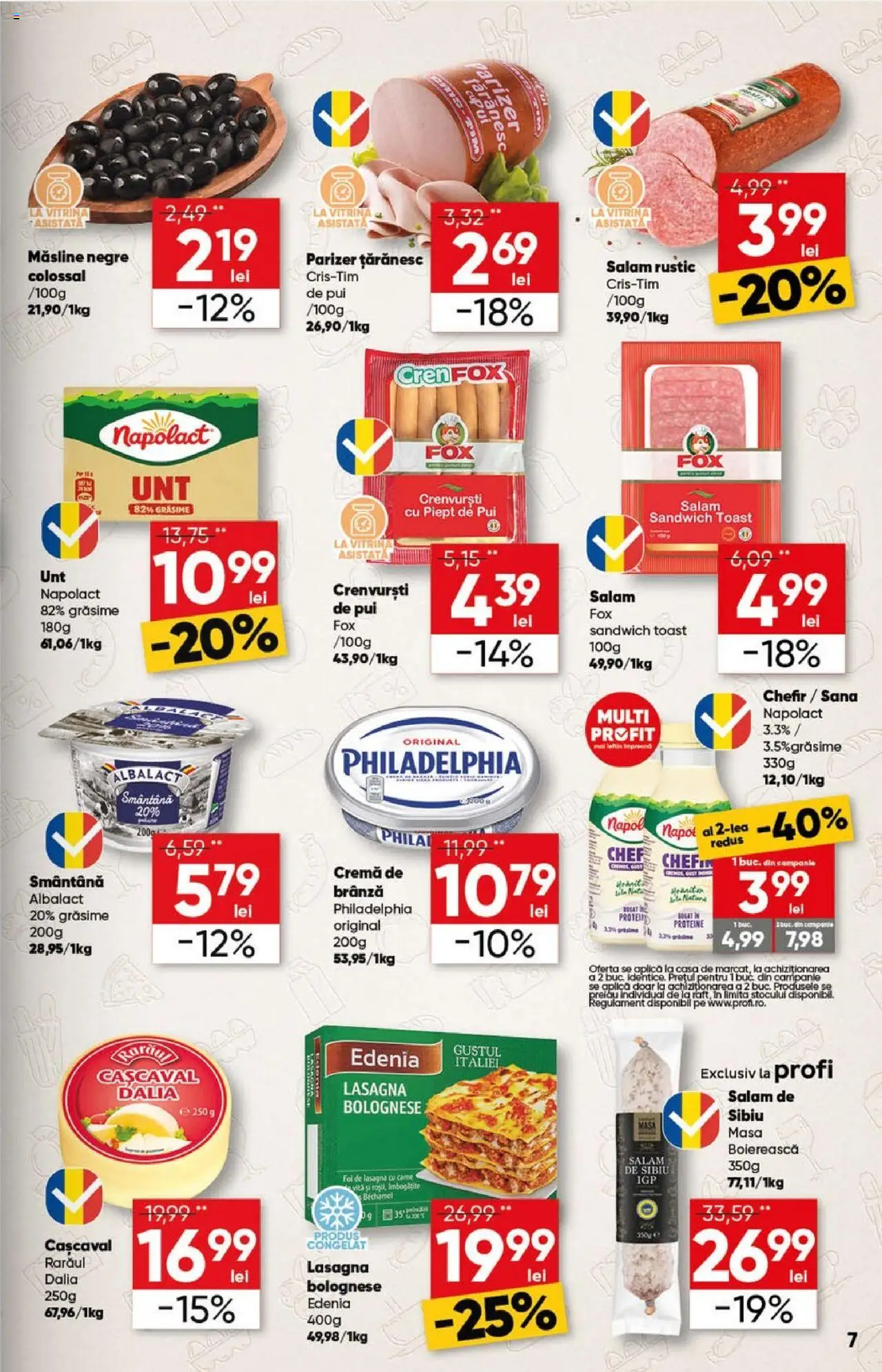 Catalog Profi 15 - 27 Octombrie 2025 | Pagina 7 | Produse: Vitrină, Cașcaval, Măsline, Cremă