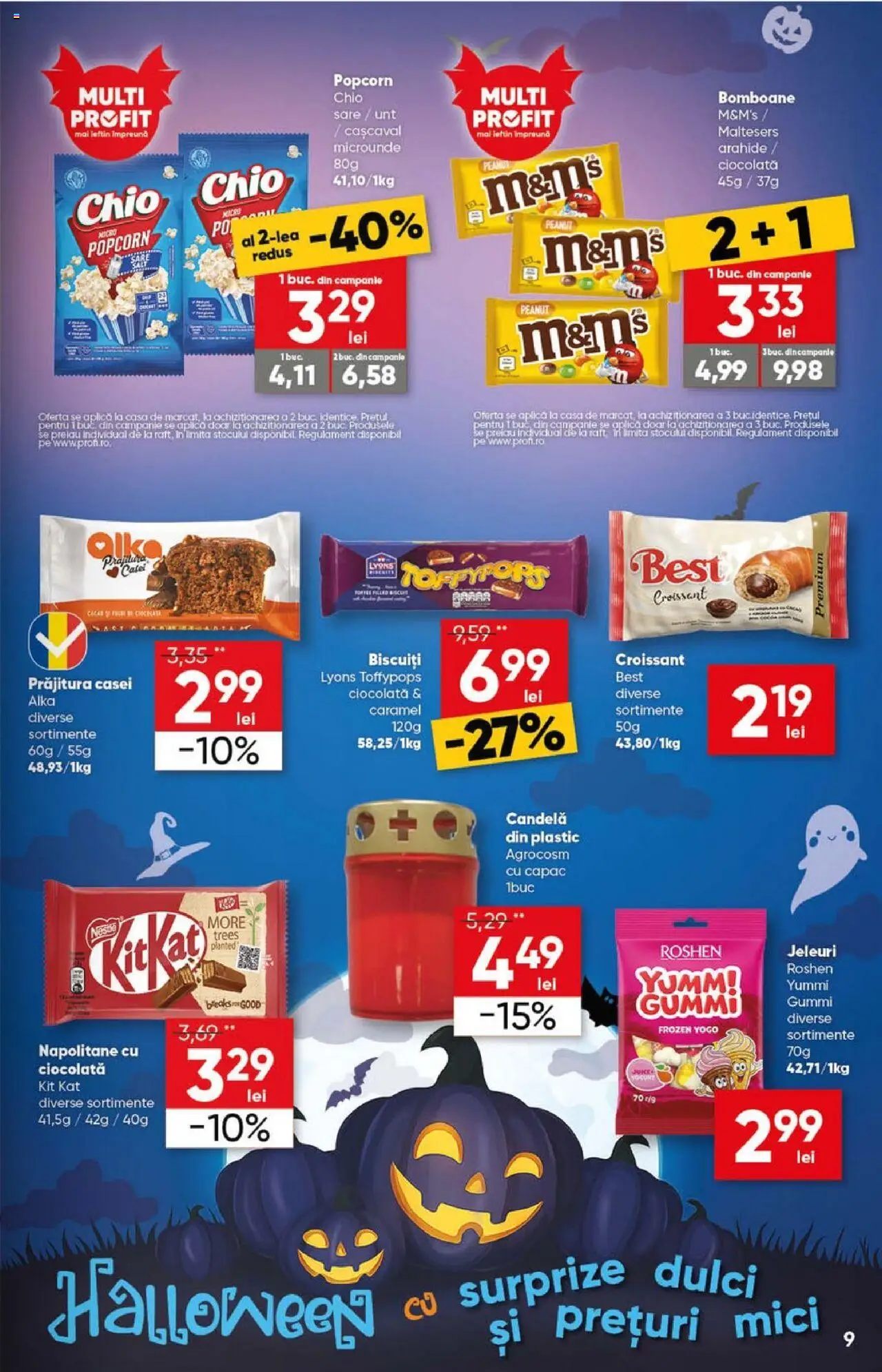 Catalog Profi 15 - 27 Octombrie 2025 | Pagina 9 | Produse: Cașcaval, Arahide, Napolitane, Jeleuri