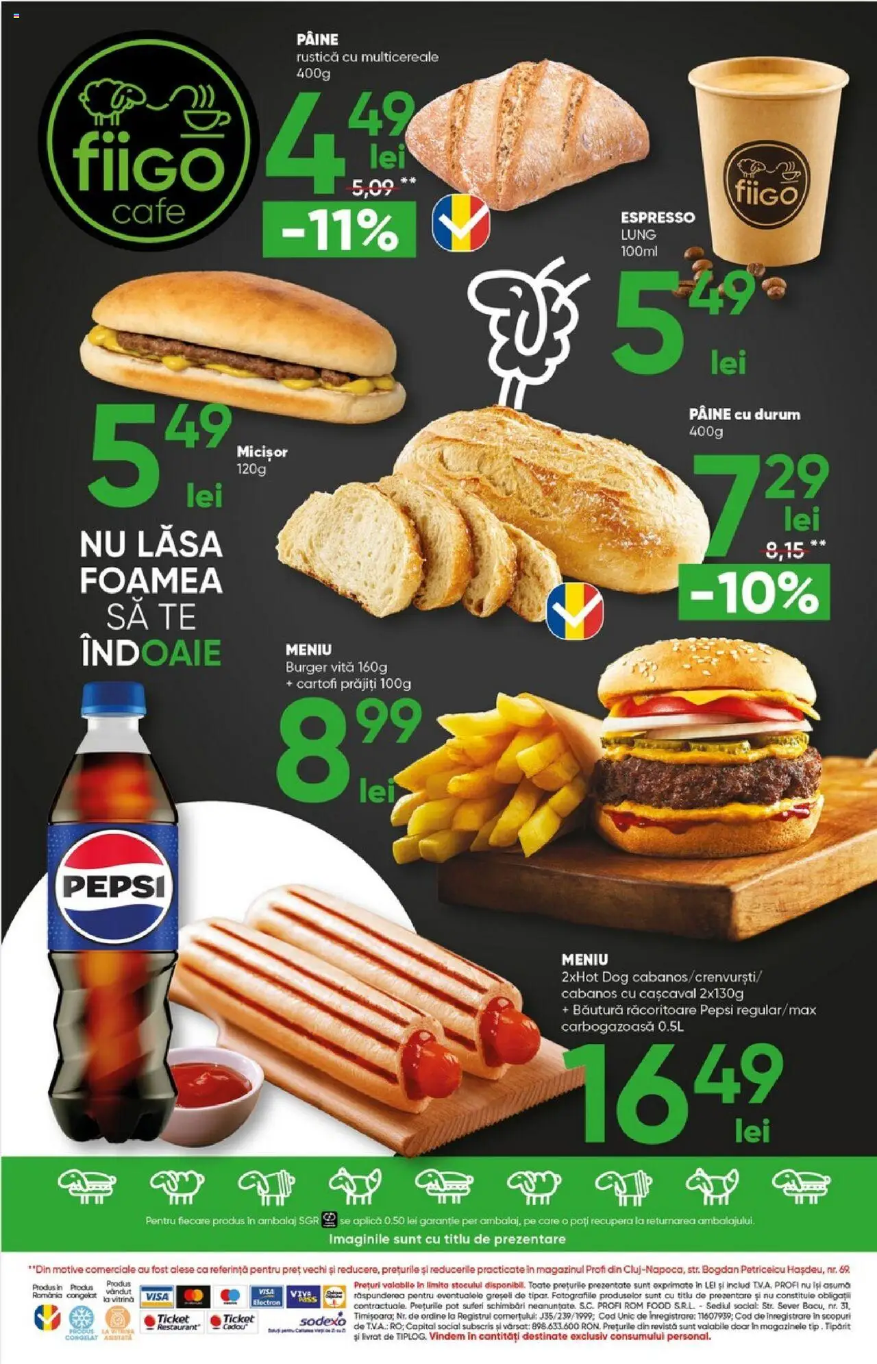Catalog Profi 15 - 27 Octombrie 2025 | Pagina 10 | Produse: Vitrină, Pâine, Burger, Cartofi