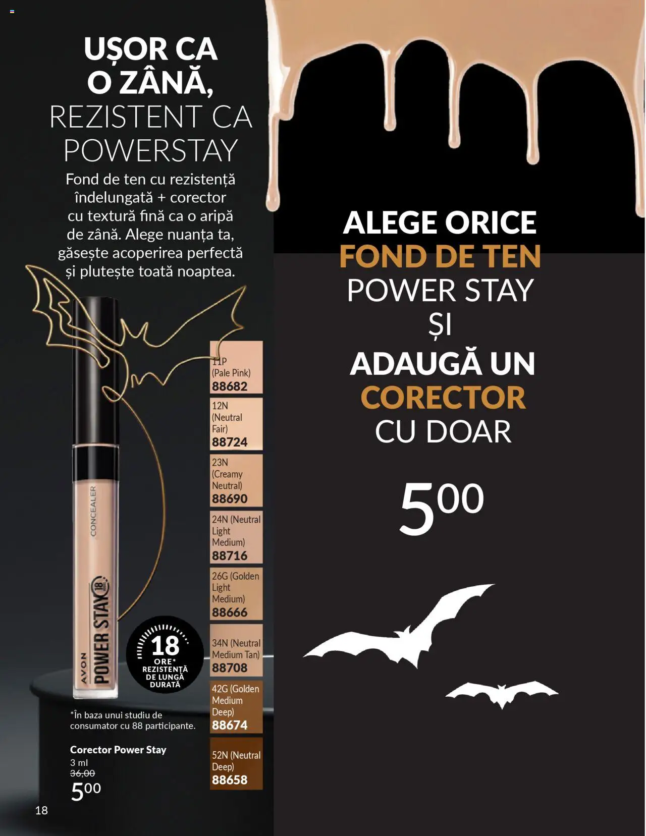 Catalog Avon 14 - 30 Octombrie 2025 | Pagina 18 | Produse: Fond de ten, Concealer