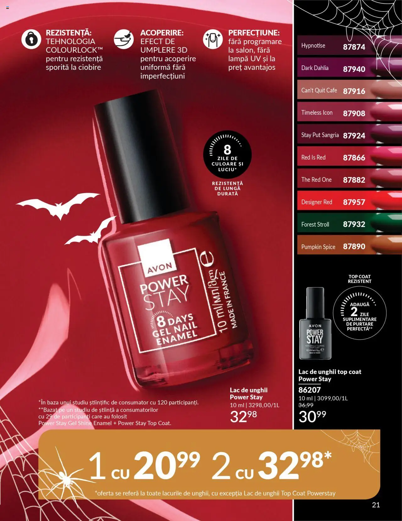 Catalog Avon 14 - 30 Octombrie 2025 | Pagina 21 | Produse: Top coat, Top, Lampă, Lac de unghii