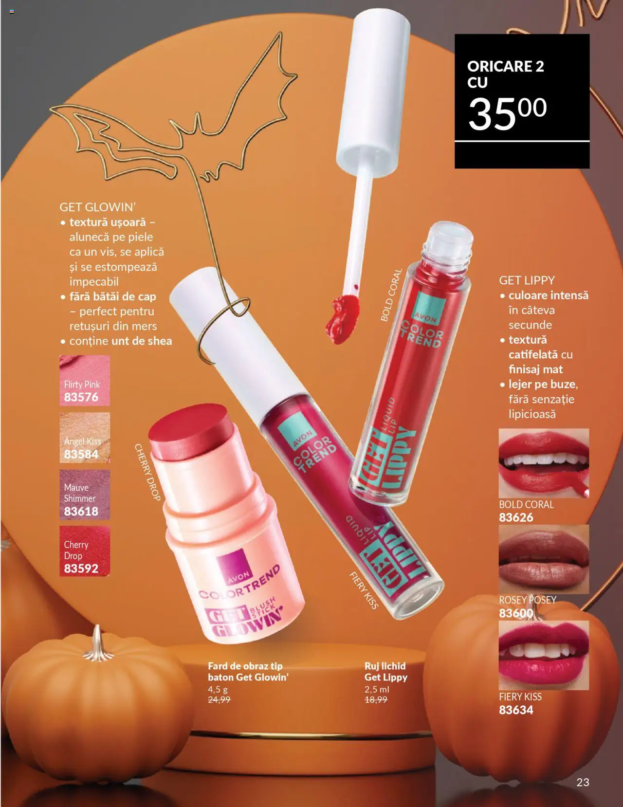 Catalog Avon 14 - 30 Octombrie 2025 | Pagina 23 | Produse: Blush, Ruj, Unt