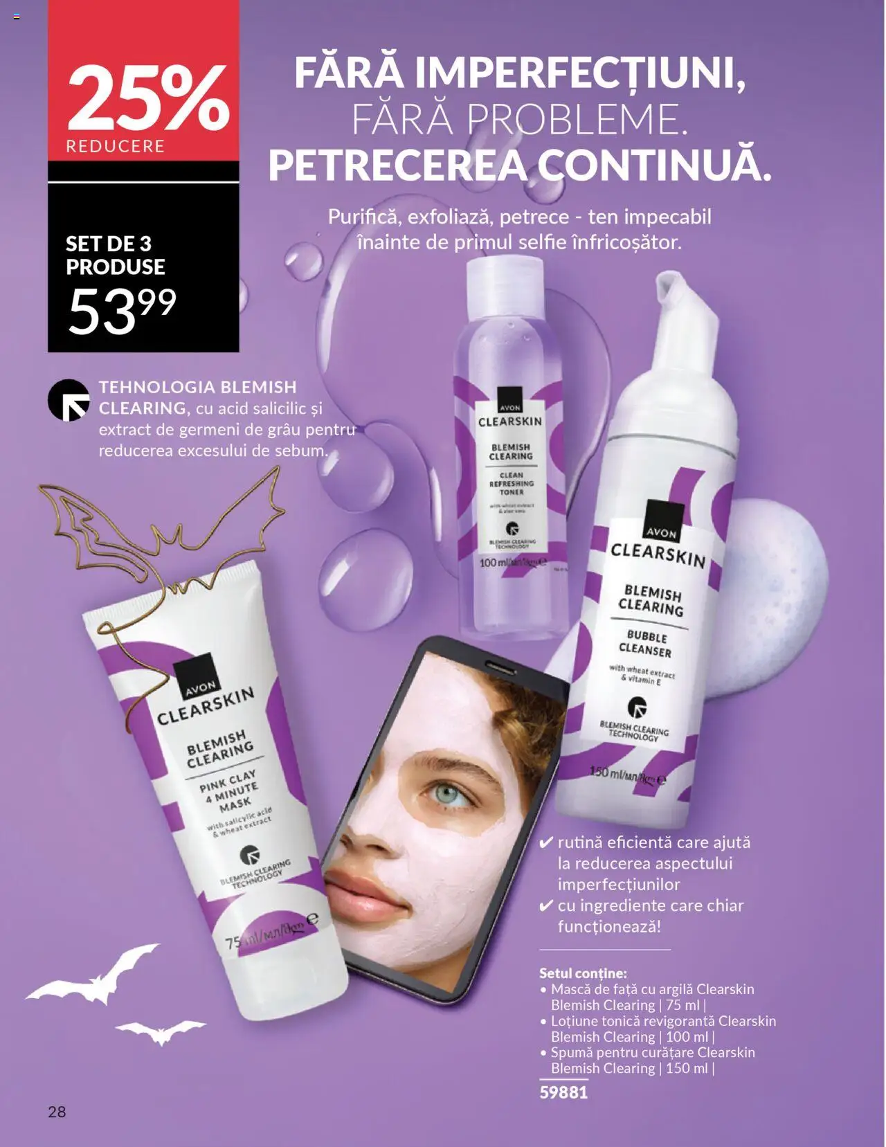 Catalog Avon 14 - 30 Octombrie 2025 | Pagina 28 | Produse: Loțiune tonică, Pomelo, Toner