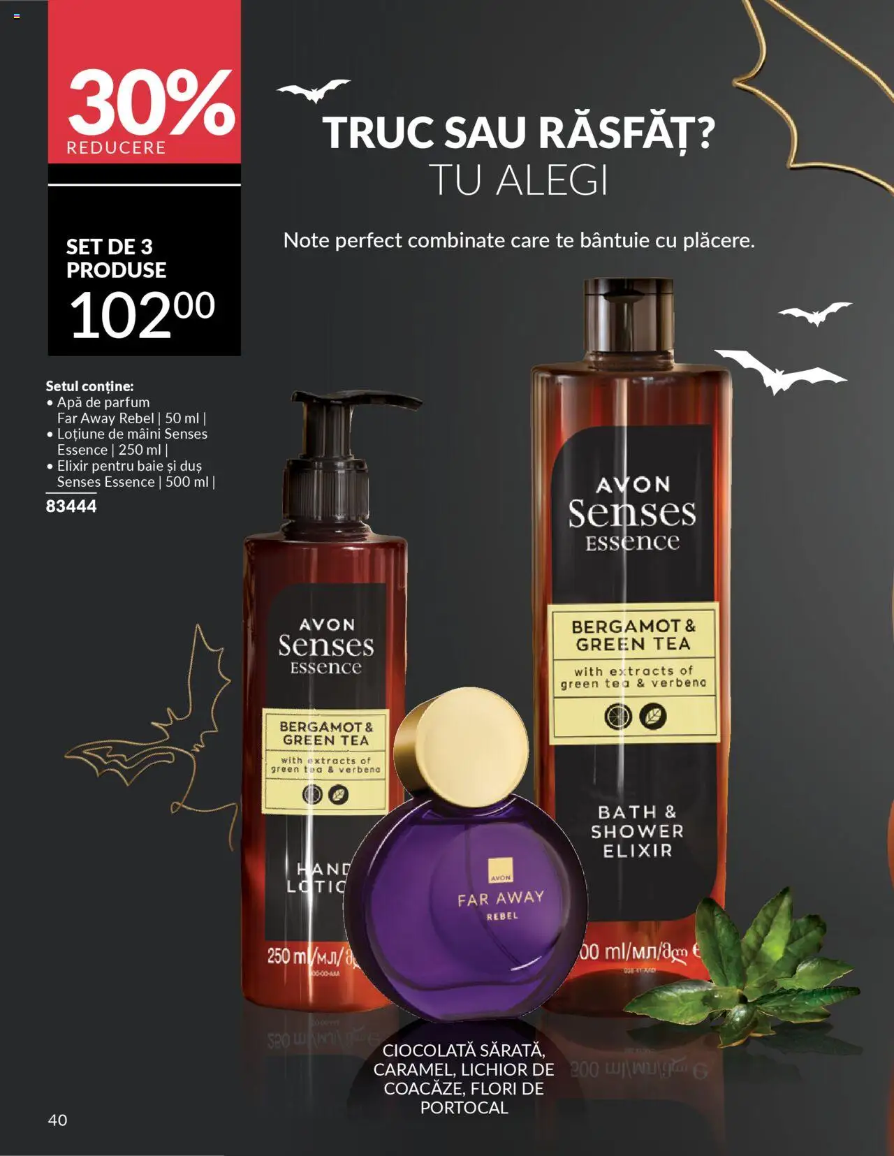 Catalog Avon 14 - 30 Octombrie 2025 | Pagina 40 | Produse: Duș, Parfum, Ciocolată, Apă