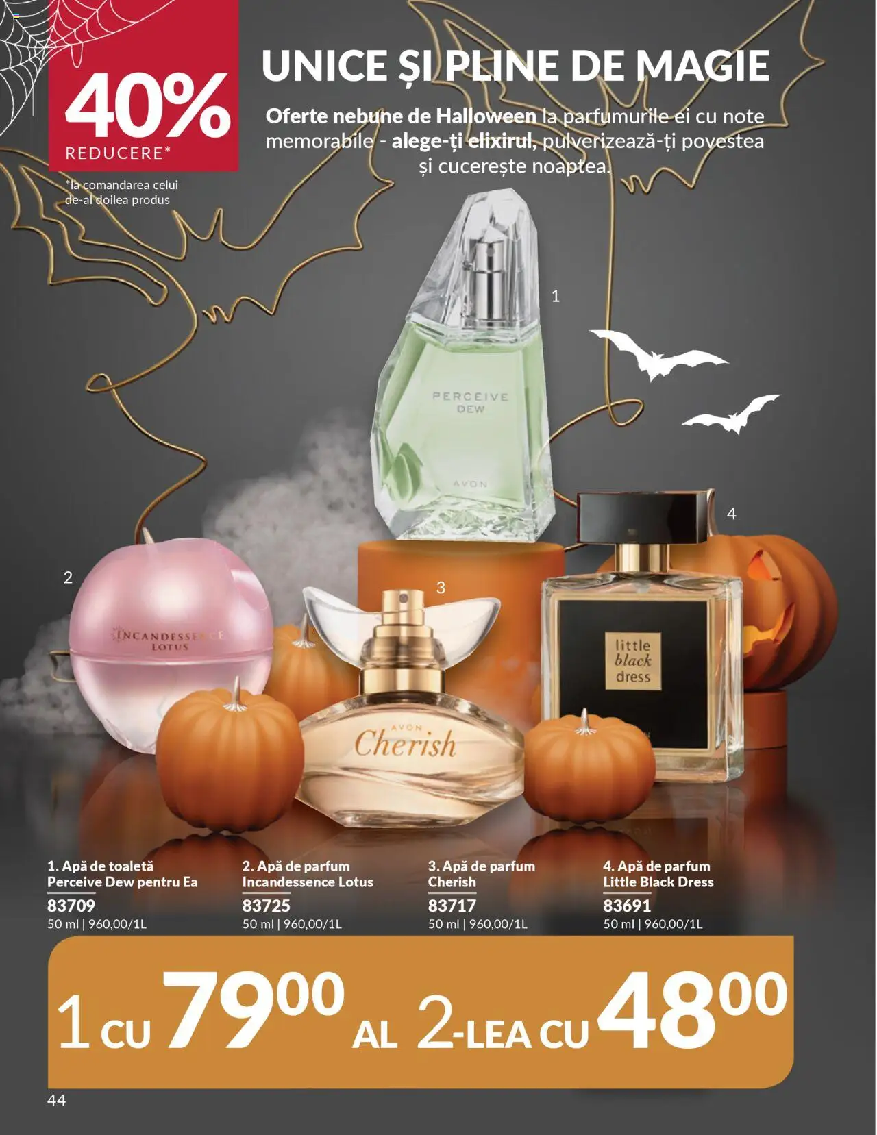 Catalog Avon 14 - 30 Octombrie 2025 | Pagina 44 | Produse: Apă de parfum, Toaletă, Apă de toaletă, Apă