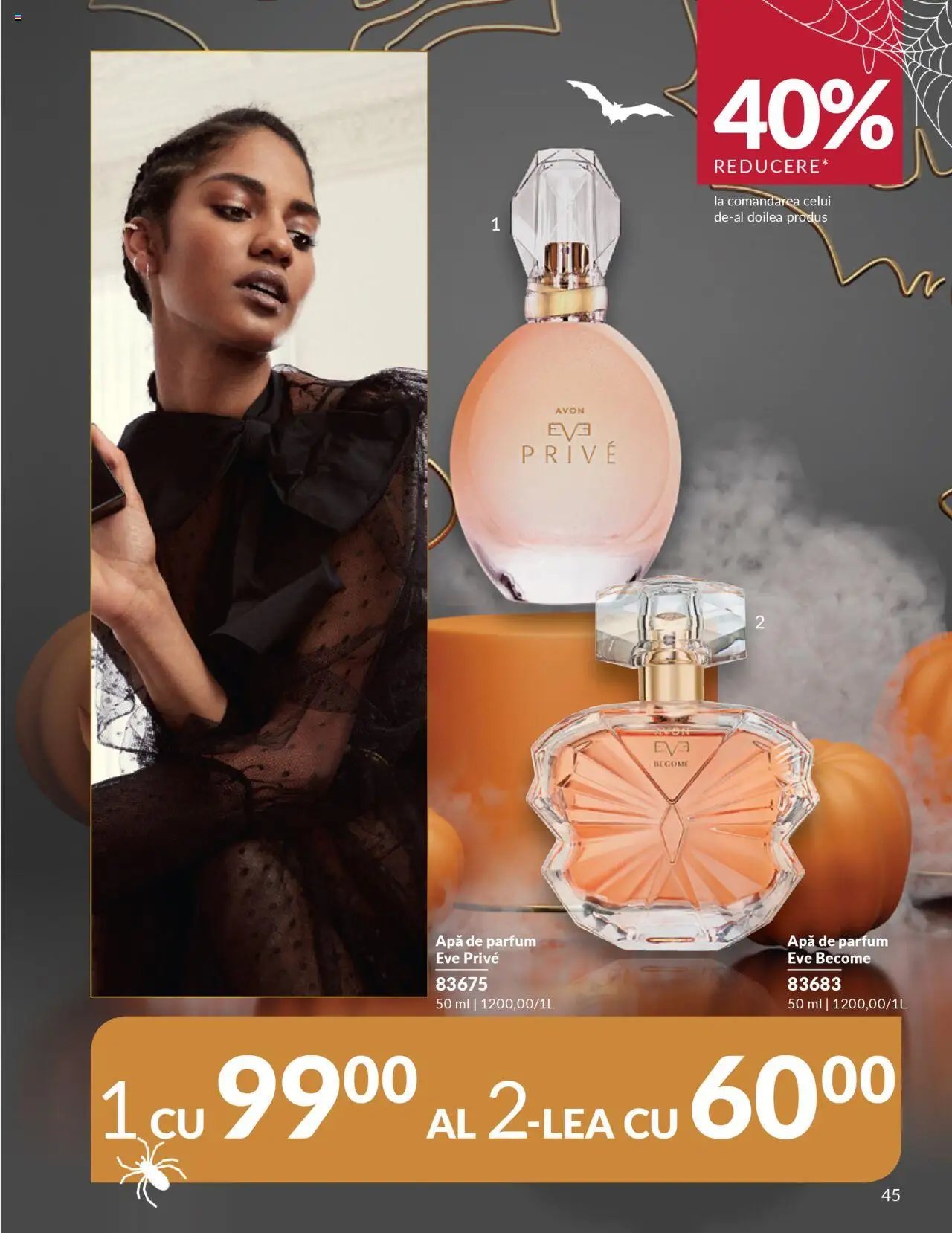 Catalog Avon 14 - 30 Octombrie 2025 | Pagina 45 | Produse: Apă de parfum, Parfum, Apă