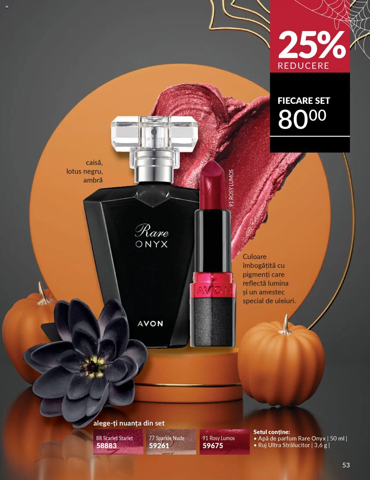 Catalog Avon 14 - 30 Octombrie 2025 | Pagina 53 | Produse: Tavuk suyu, Apă de parfum, Parfum, Apă
