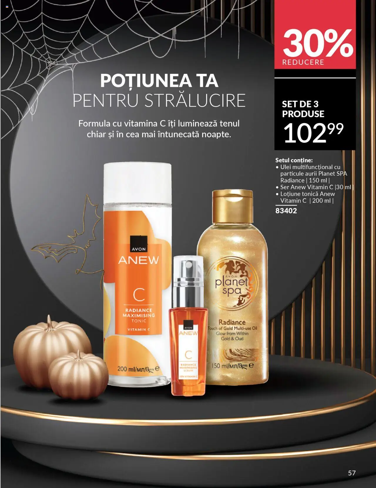 Catalog Avon 14 - 30 Octombrie 2025 | Pagina 57 | Produse: Loțiune tonică, Serum, Ulei