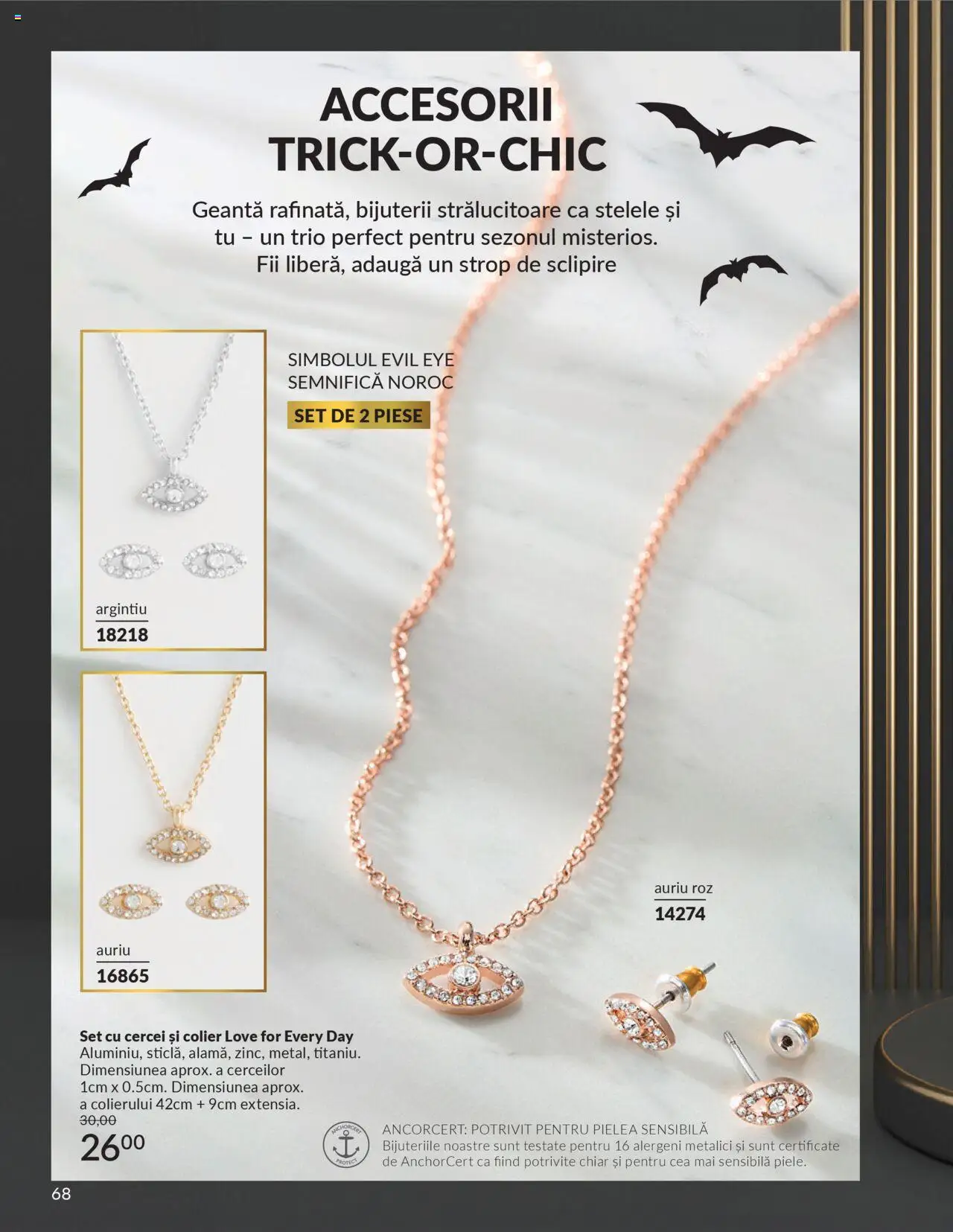 Catalog Avon 14 - 30 Octombrie 2025 | Pagina 68 | Produse: Geantă, Cercei, Colier