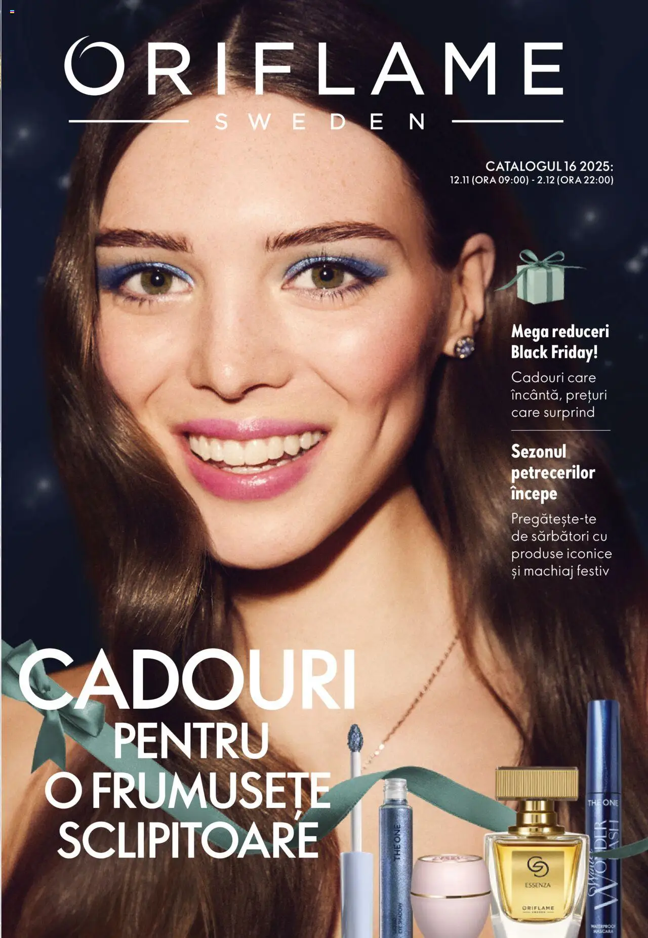 Catalog Oriflame 12 Noiembrie - 1 Decembrie 2025 | Pagina 1 | Produse: Machiaj