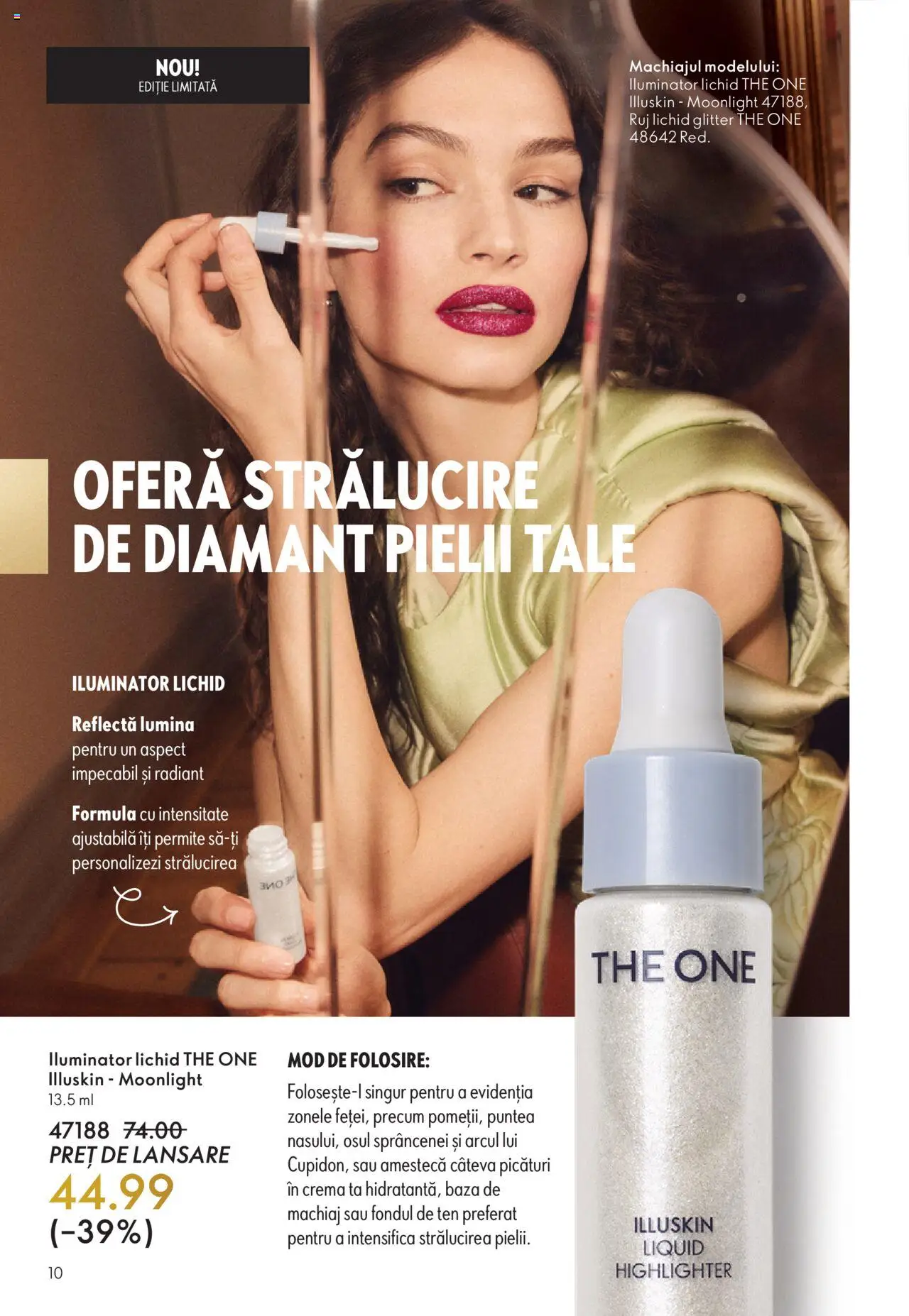 Catalog Oriflame 12 Noiembrie - 1 Decembrie 2025 | Pagina 10 | Produse: Machiaj, Iluminator, Ruj, Cremă