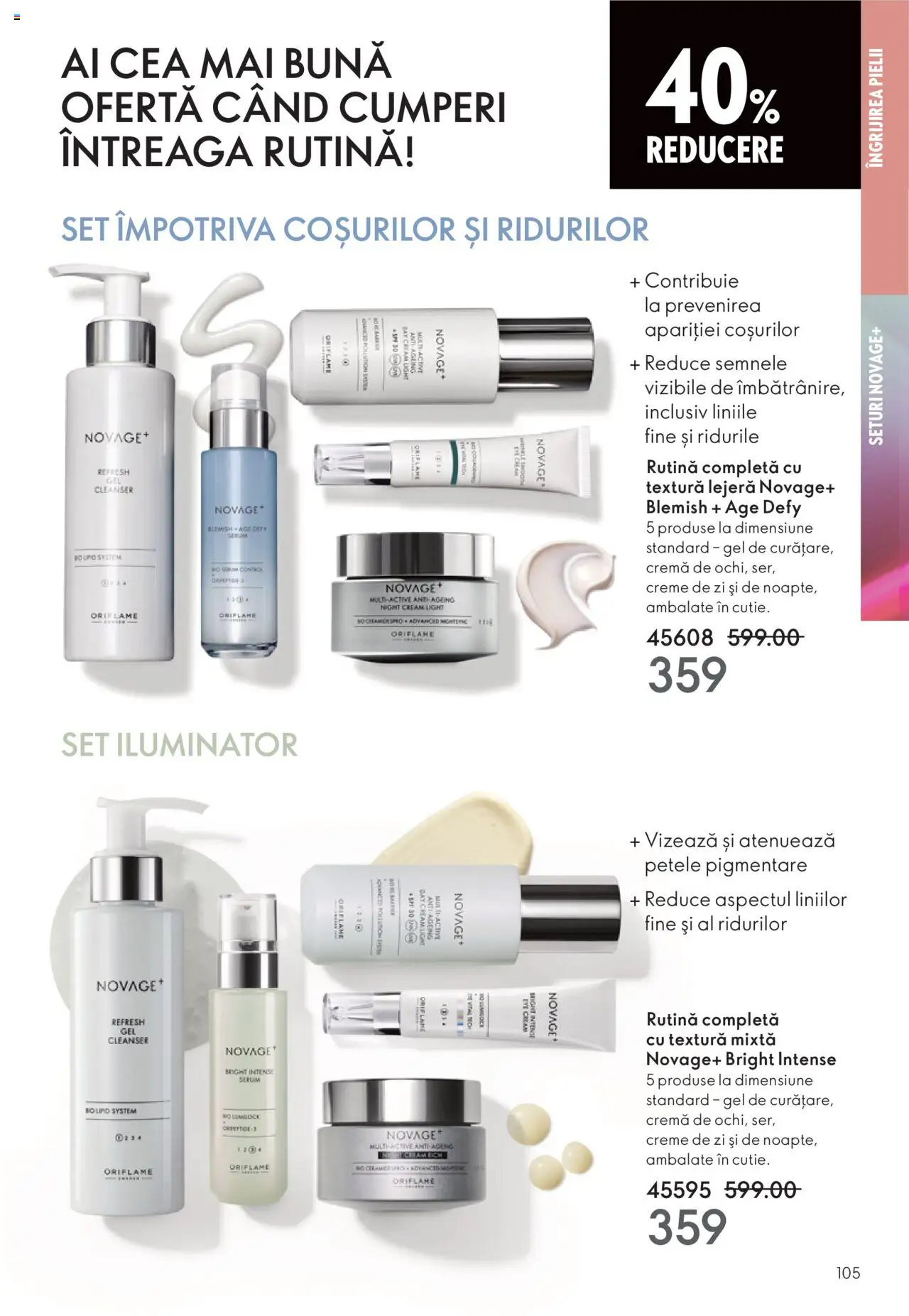 Catalog Oriflame 12 Noiembrie - 1 Decembrie 2025 | Pagina 105 | Produse: Serum, Iluminator, Cremă