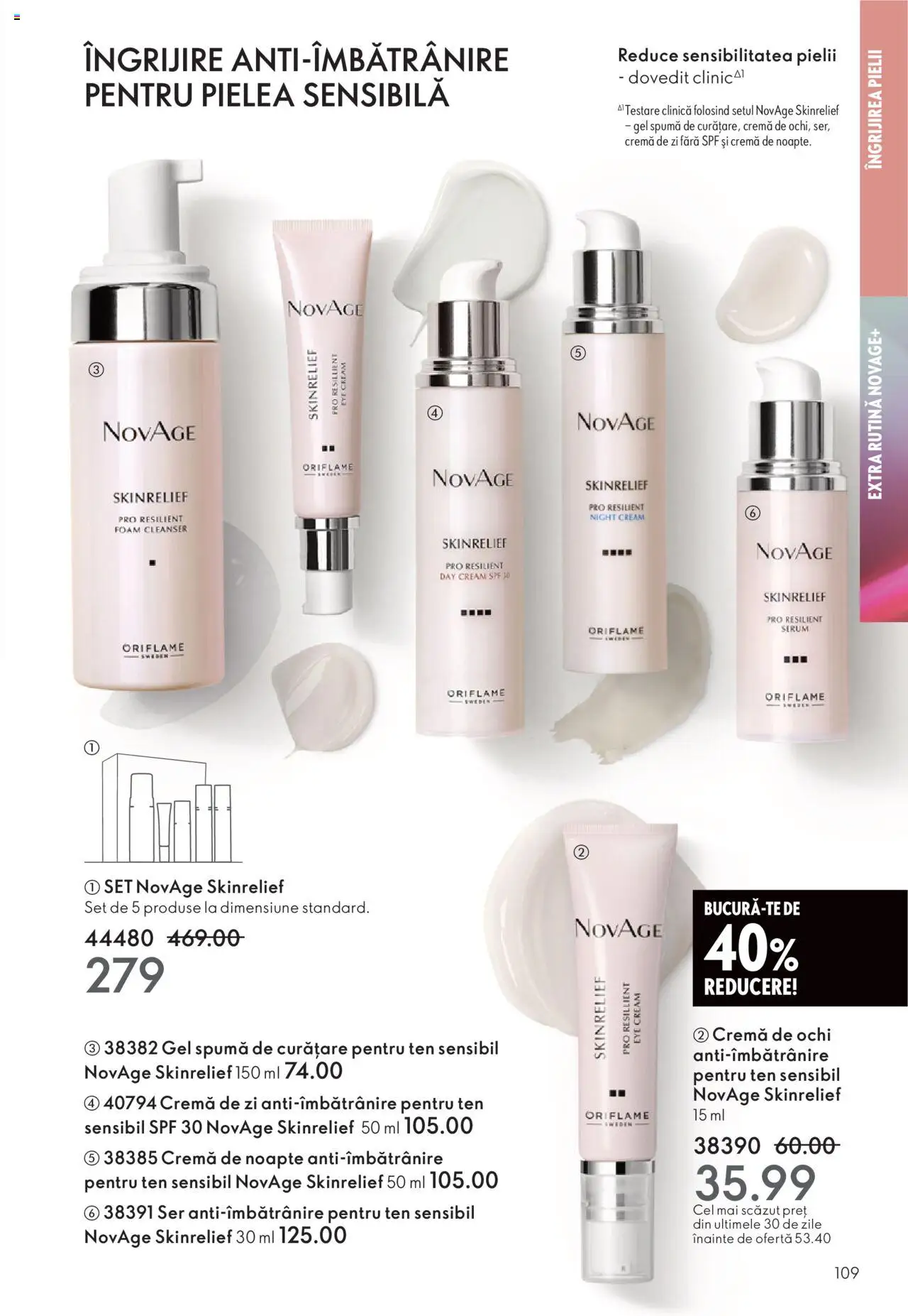 Catalog Oriflame 12 Noiembrie - 1 Decembrie 2025 | Pagina 109 | Produse: Cremă de zi, Cremă de noapte, Cremă