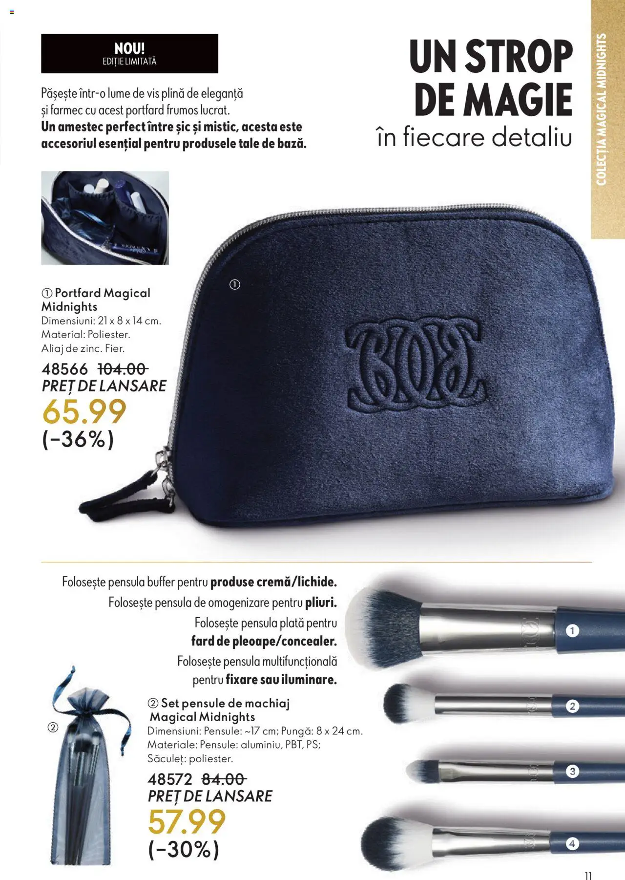Catalog Oriflame 12 Noiembrie - 1 Decembrie 2025 | Pagina 11 | Produse: Pungă, Portfard, Machiaj