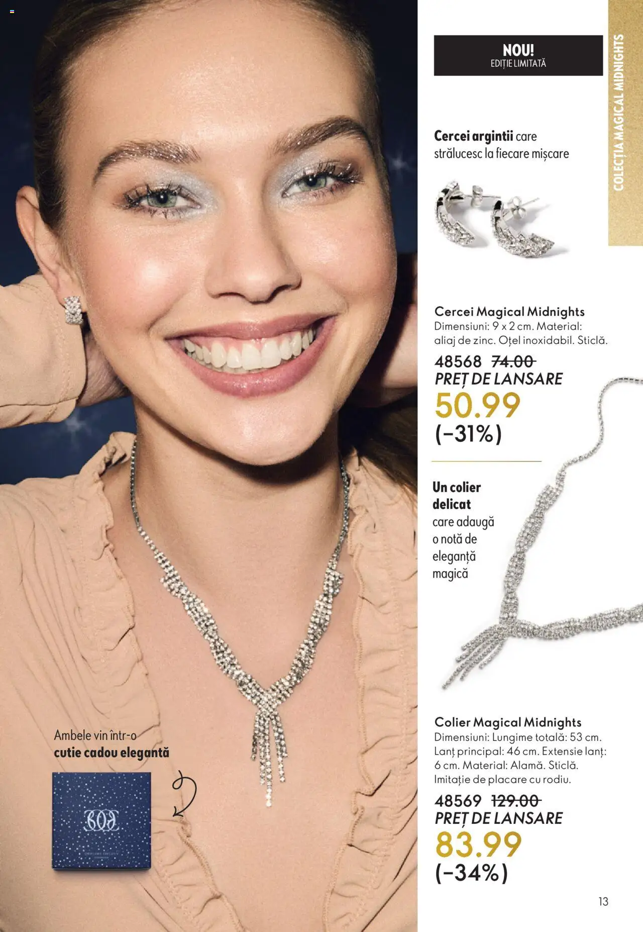 Catalog Oriflame 12 Noiembrie - 1 Decembrie 2025 | Pagina 13 | Produse: Cercei, Colier, Cutie, Vin