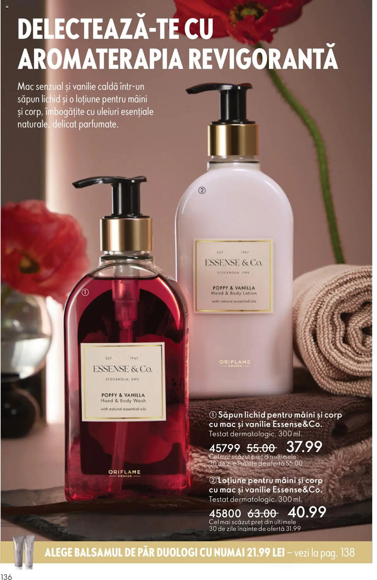 Catalog Oriflame 12 Noiembrie - 1 Decembrie 2025 | Pagina 136 | Produse: Body, Săpun, Săpun lichid