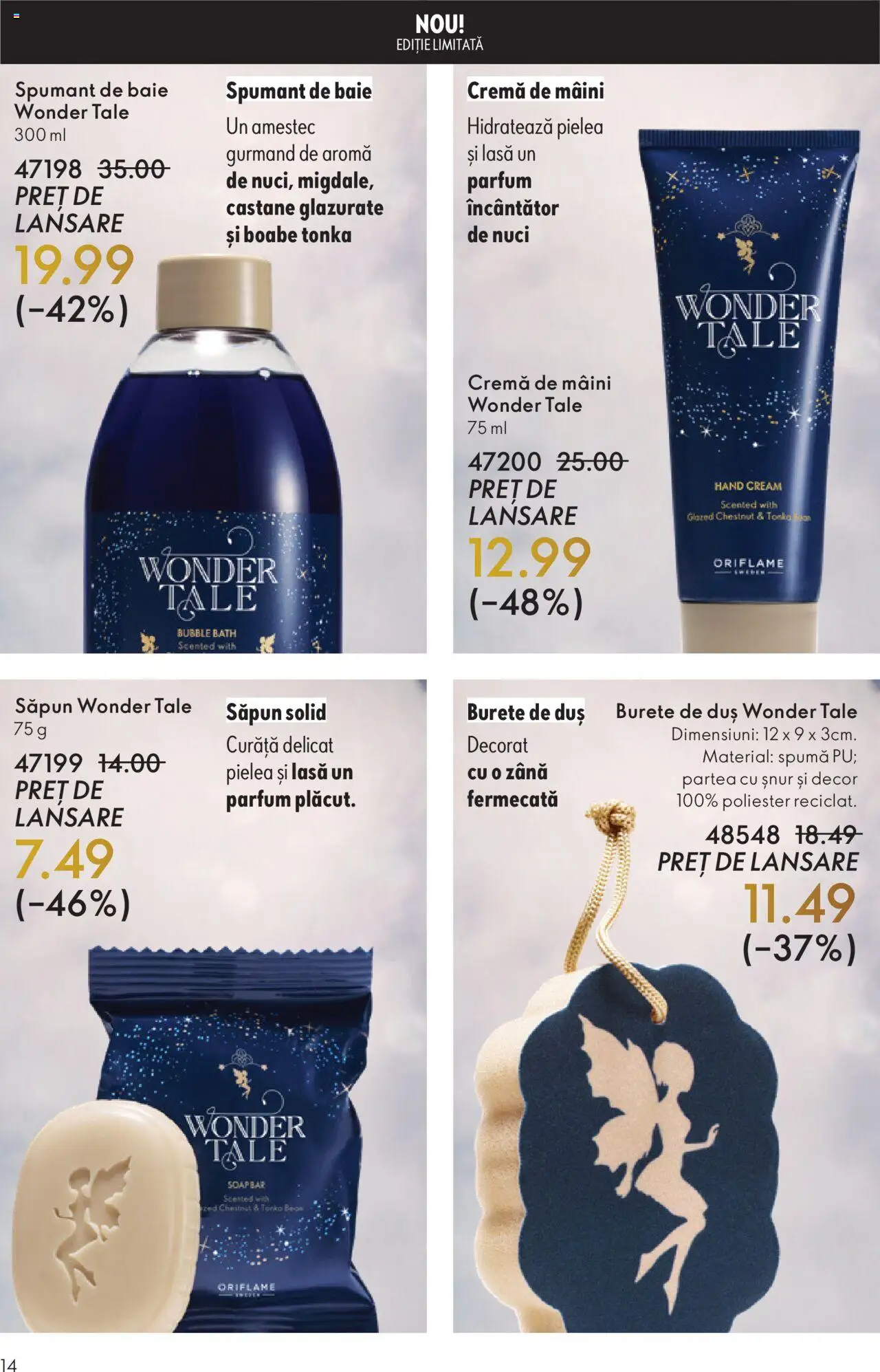 Catalog Oriflame 12 Noiembrie - 1 Decembrie 2025 | Pagina 14 | Produse: Duș, Parfum, Cremă, Spumant de baie