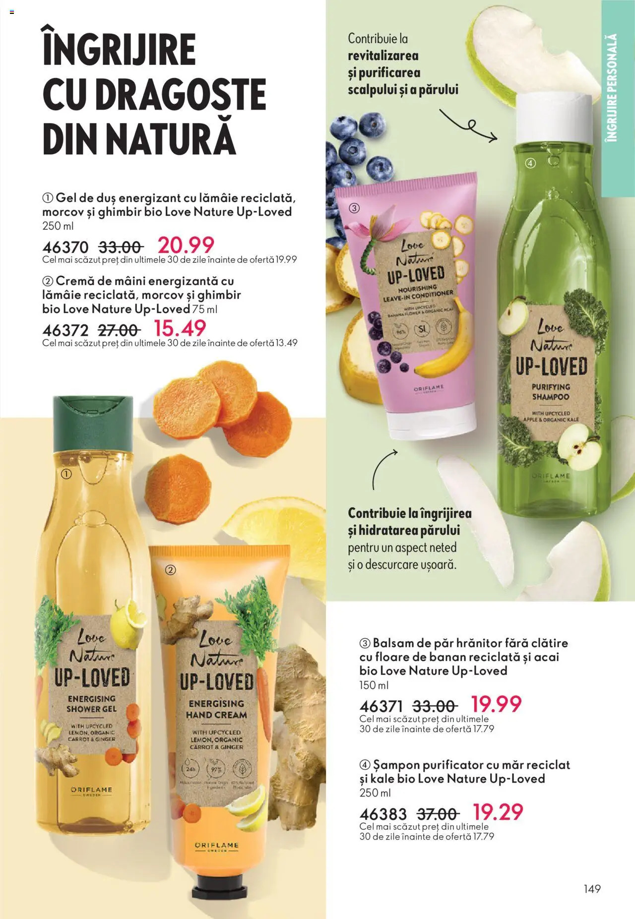Catalog Oriflame 12 Noiembrie - 1 Decembrie 2025 | Pagina 149 | Produse: Matériel de Street Workout, Cremă de mâini, Gel de duș, Lămâie