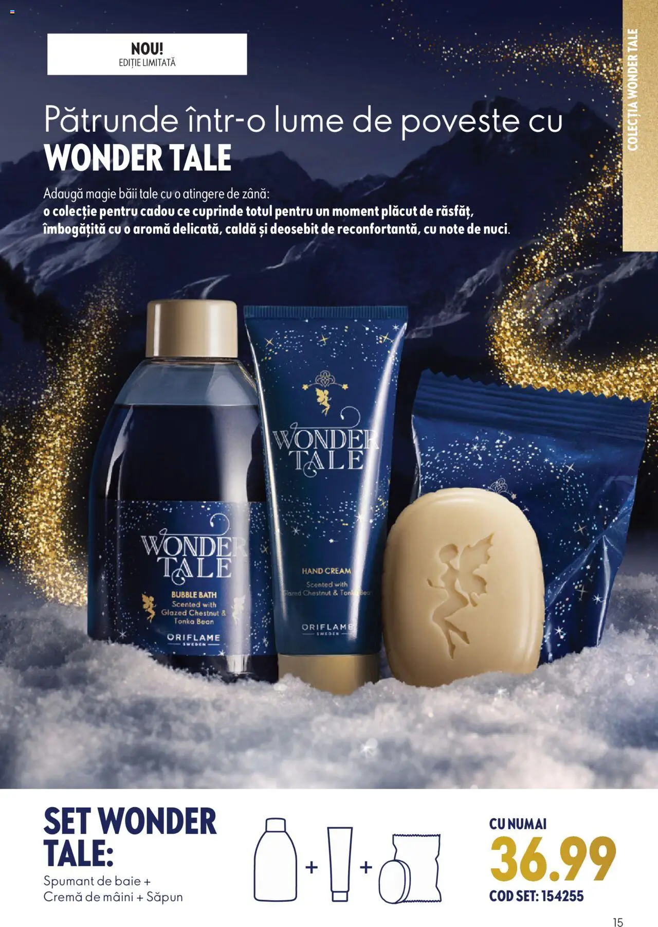 Catalog Oriflame 12 Noiembrie - 1 Decembrie 2025 | Pagina 15 | Produse: Cremă, Cremă de mâini, Săpun, Spumant de baie
