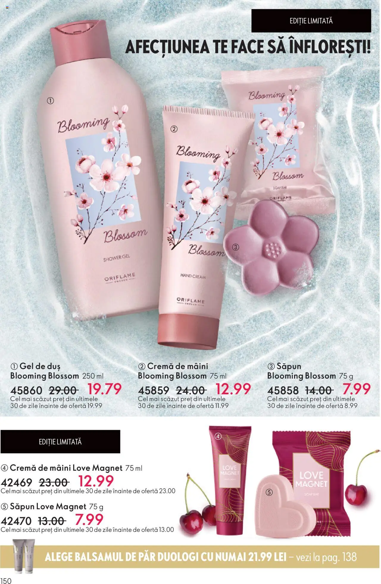 Catalog Oriflame 12 Noiembrie - 1 Decembrie 2025 | Pagina 150 | Produse: Duș, Cremă, Săpun, Gel de duș