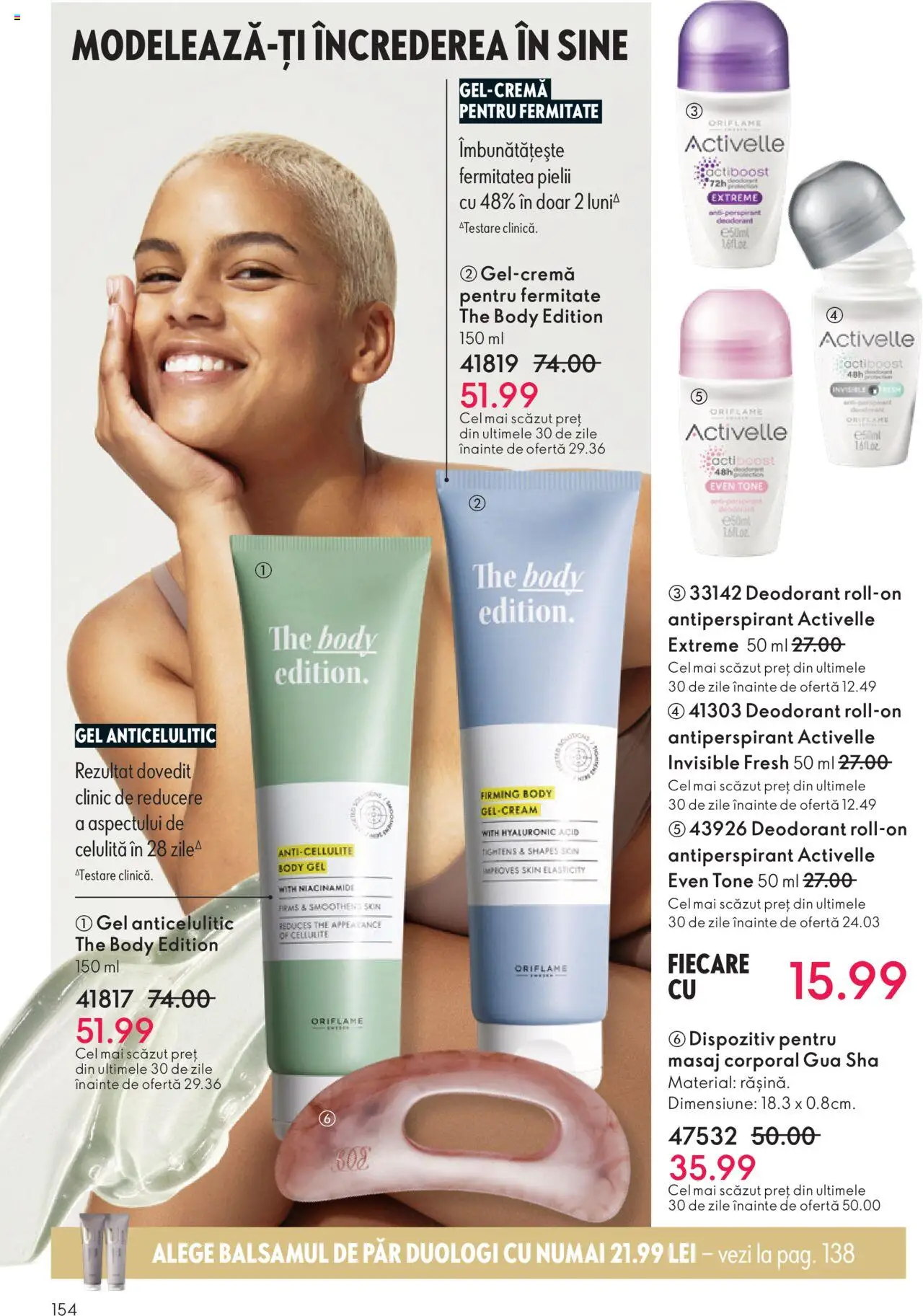 Catalog Oriflame 12 Noiembrie - 1 Decembrie 2025 | Pagina 154 | Produse: Body, Deodorant, Antiperspirant