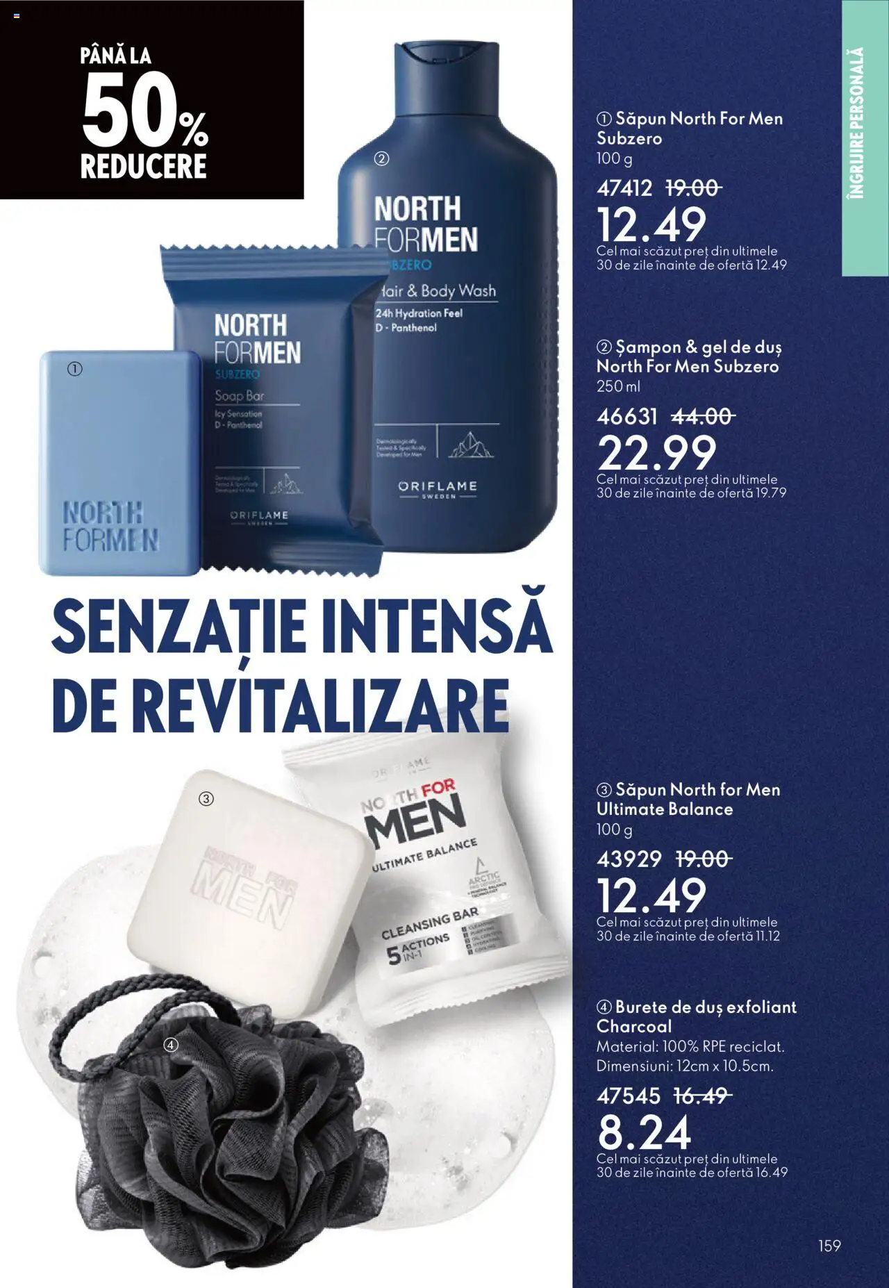 Catalog Oriflame 12 Noiembrie - 1 Decembrie 2025 | Pagina 159 | Produse: Body, Duș, Săpun, Gel de duș