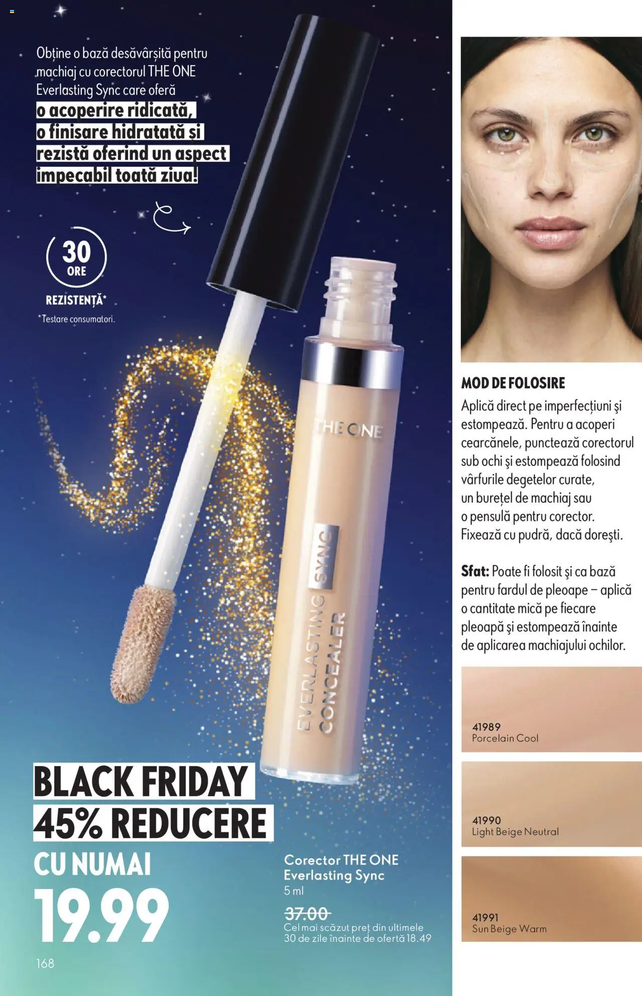 Catalog Oriflame 12 Noiembrie - 1 Decembrie 2025 | Pagina 168 | Produse: Machiaj, Concealer