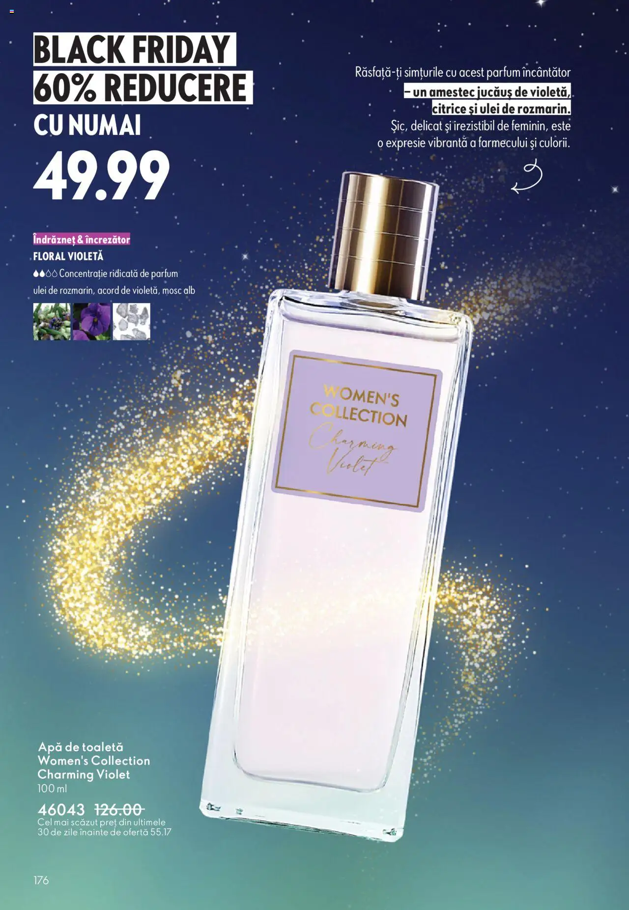 Catalog Oriflame 12 Noiembrie - 1 Decembrie 2025 | Pagina 176 | Produse: Toaletă, Apă de toaletă, Ulei, Apă