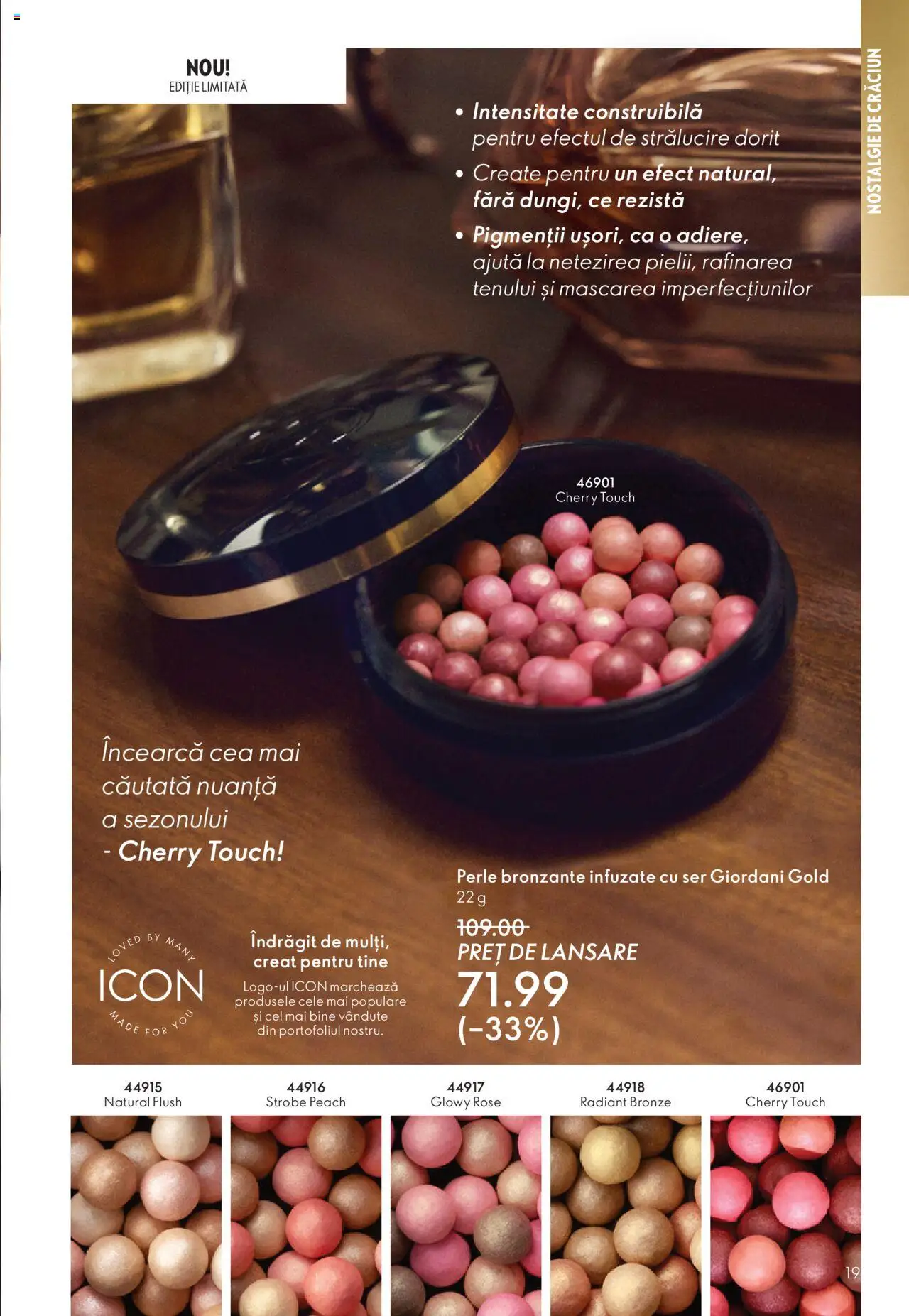 Catalog Oriflame 12 Noiembrie - 1 Decembrie 2025 | Pagina 19 | Produse: Perle bronzante, Akrilik boya