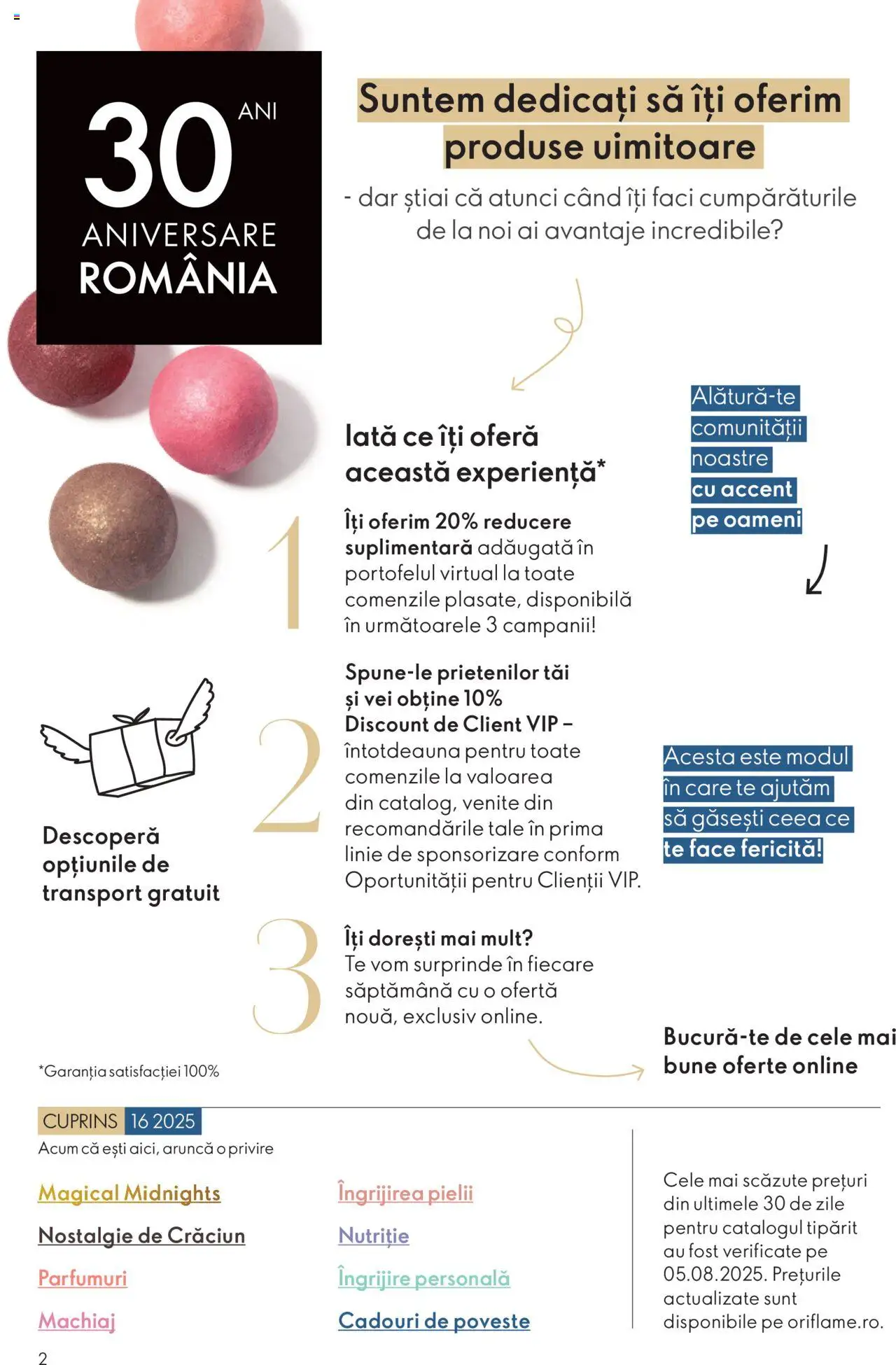 Catalog Oriflame 12 Noiembrie - 1 Decembrie 2025 | Pagina 2 | Produse: Machiaj