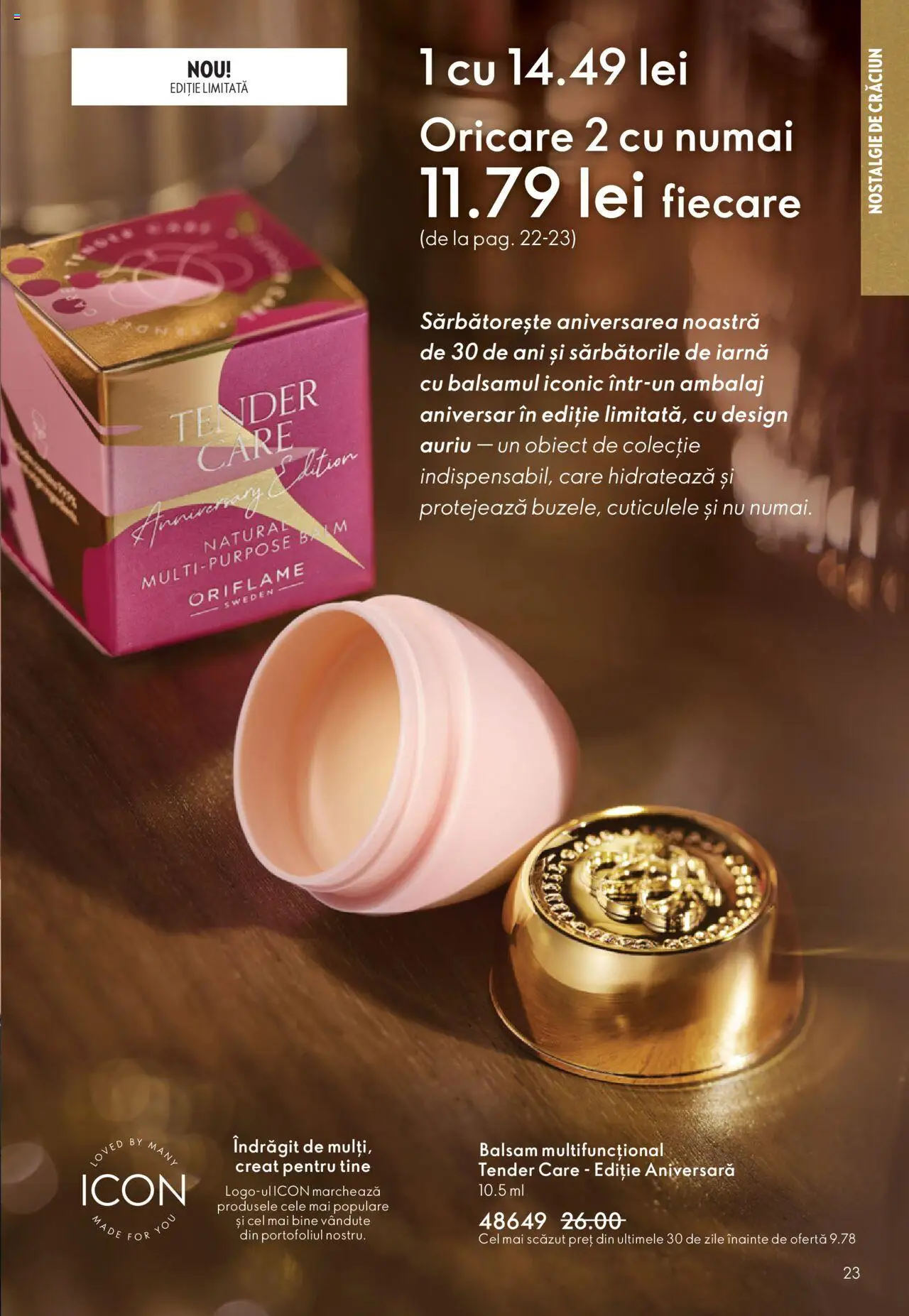 Catalog Oriflame 12 Noiembrie - 1 Decembrie 2025 | Pagina 23 | Produse: Balsam