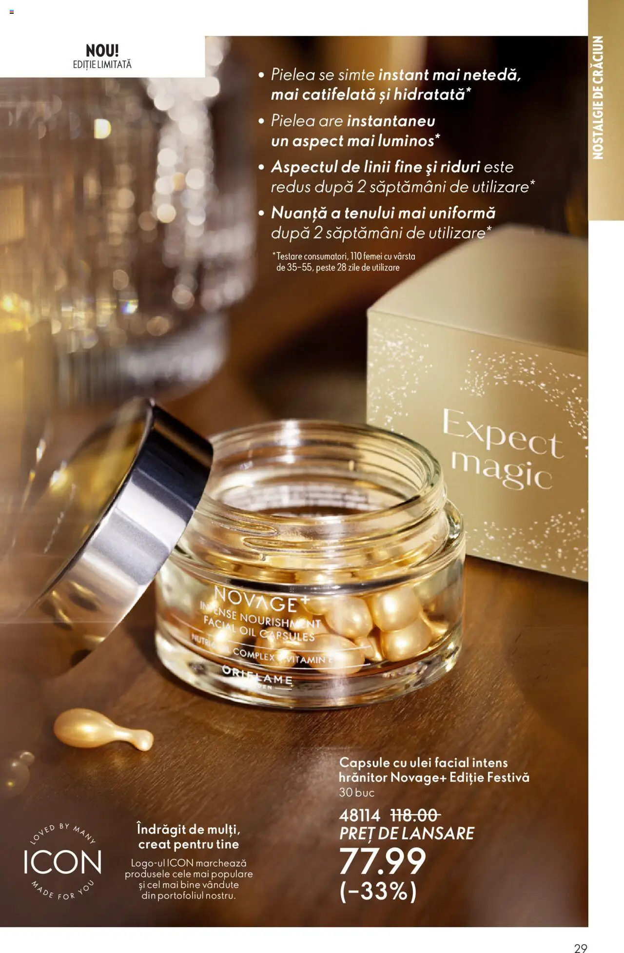 Catalog Oriflame 12 Noiembrie - 1 Decembrie 2025 | Pagina 29 | Produse: Capsule cu ulei, Ulei, Pește