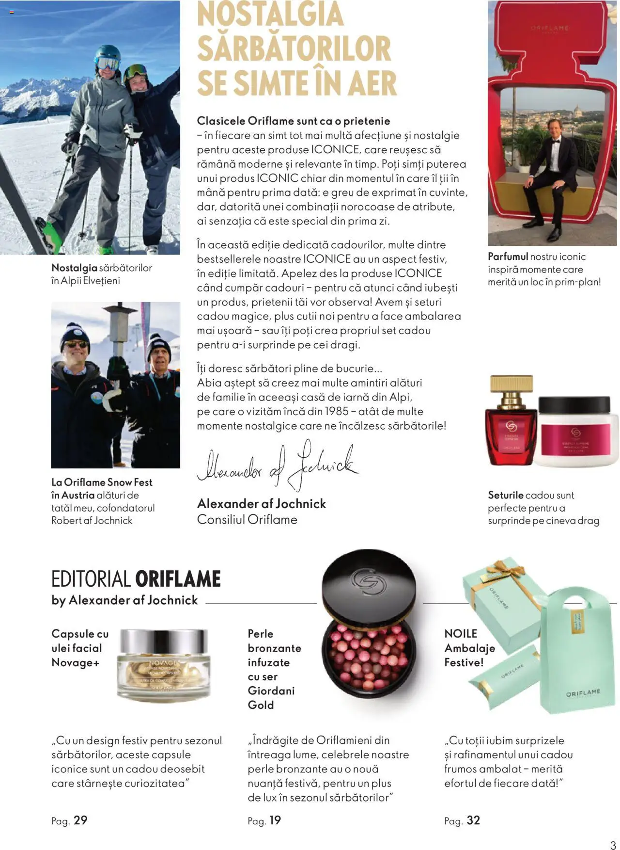 Catalog Oriflame 12 Noiembrie - 1 Decembrie 2025 | Pagina 3 | Produse: Perle bronzante, Akrilik boya, Ulei