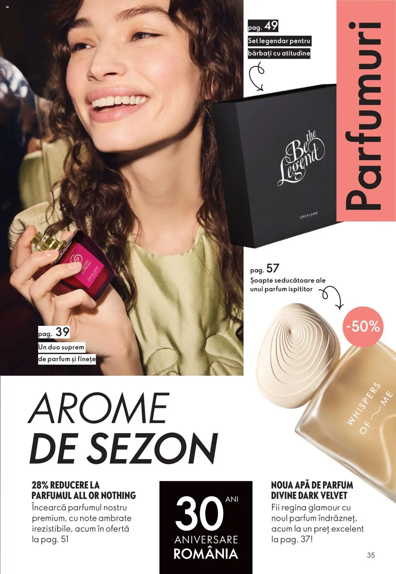 Catalog Oriflame 12 Noiembrie - 1 Decembrie 2025 | Pagina 35 | Produse: Apă de parfum, Parfum, Apă