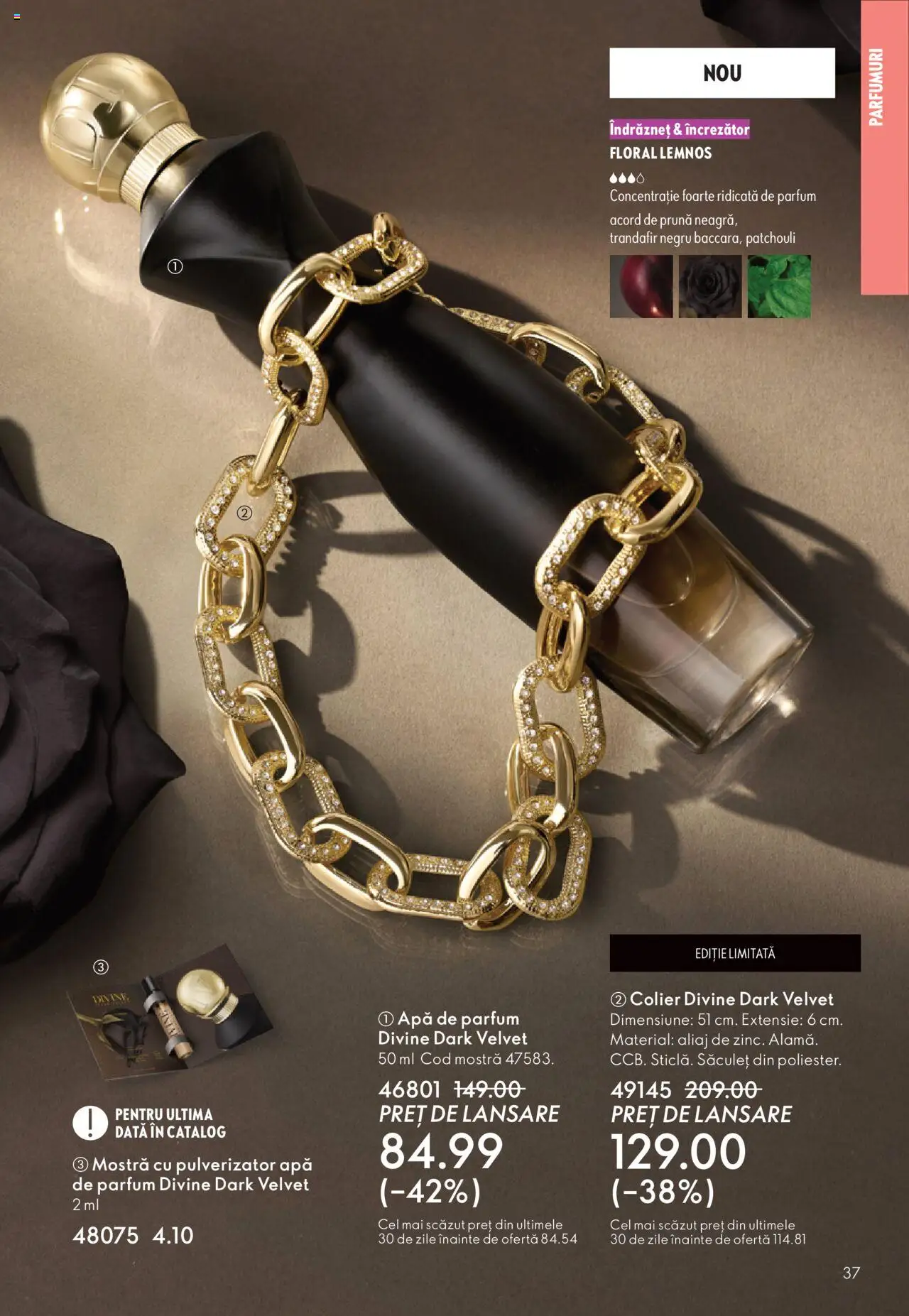 Catalog Oriflame 12 Noiembrie - 1 Decembrie 2025 | Pagina 37 | Produse: Apă de parfum, Trandafir, Parfum, Apă