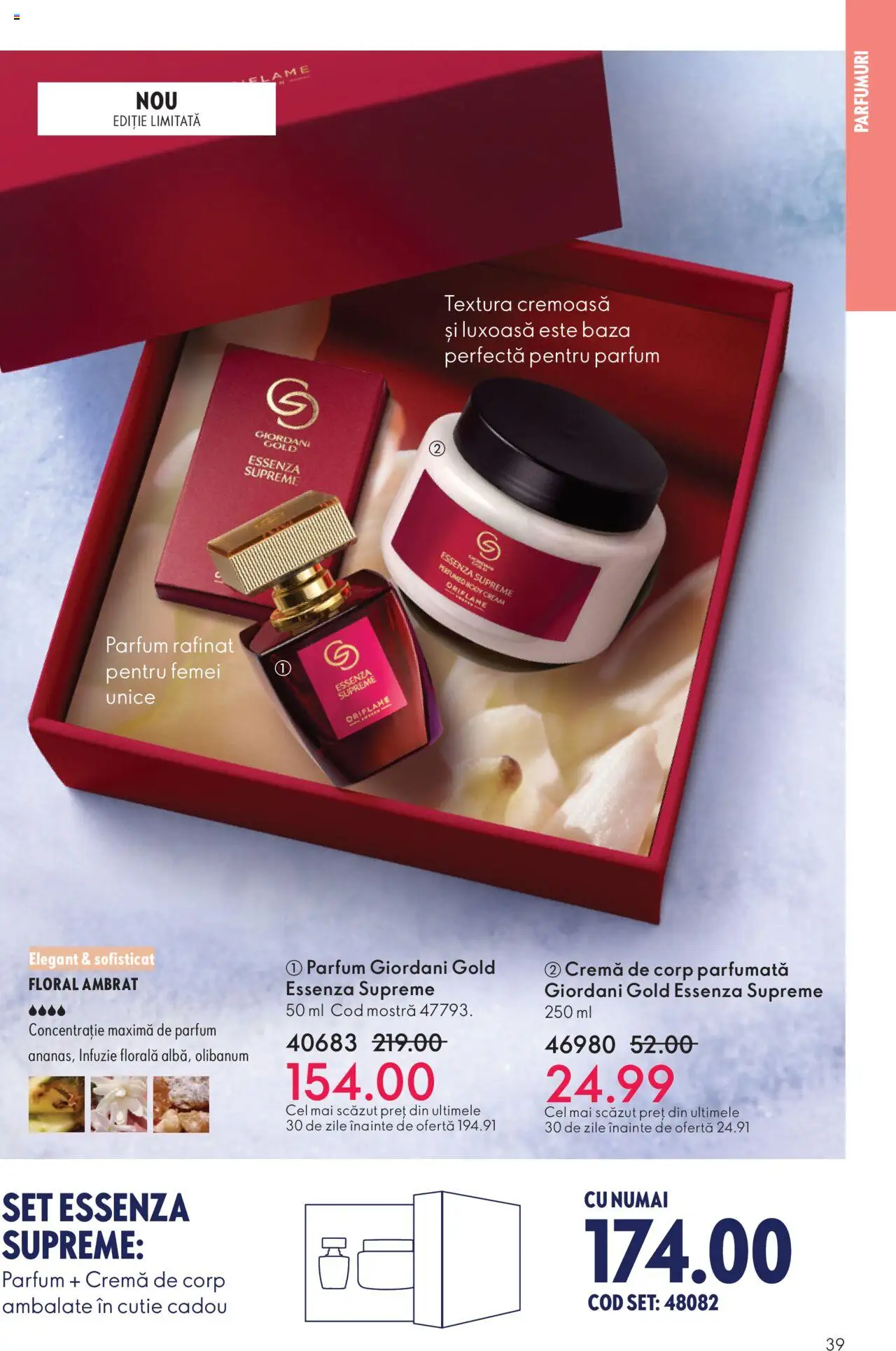 Catalog Oriflame 12 Noiembrie - 1 Decembrie 2025 | Pagina 39 | Produse: Cutie, Parfum, Cremă, Cremă de corp