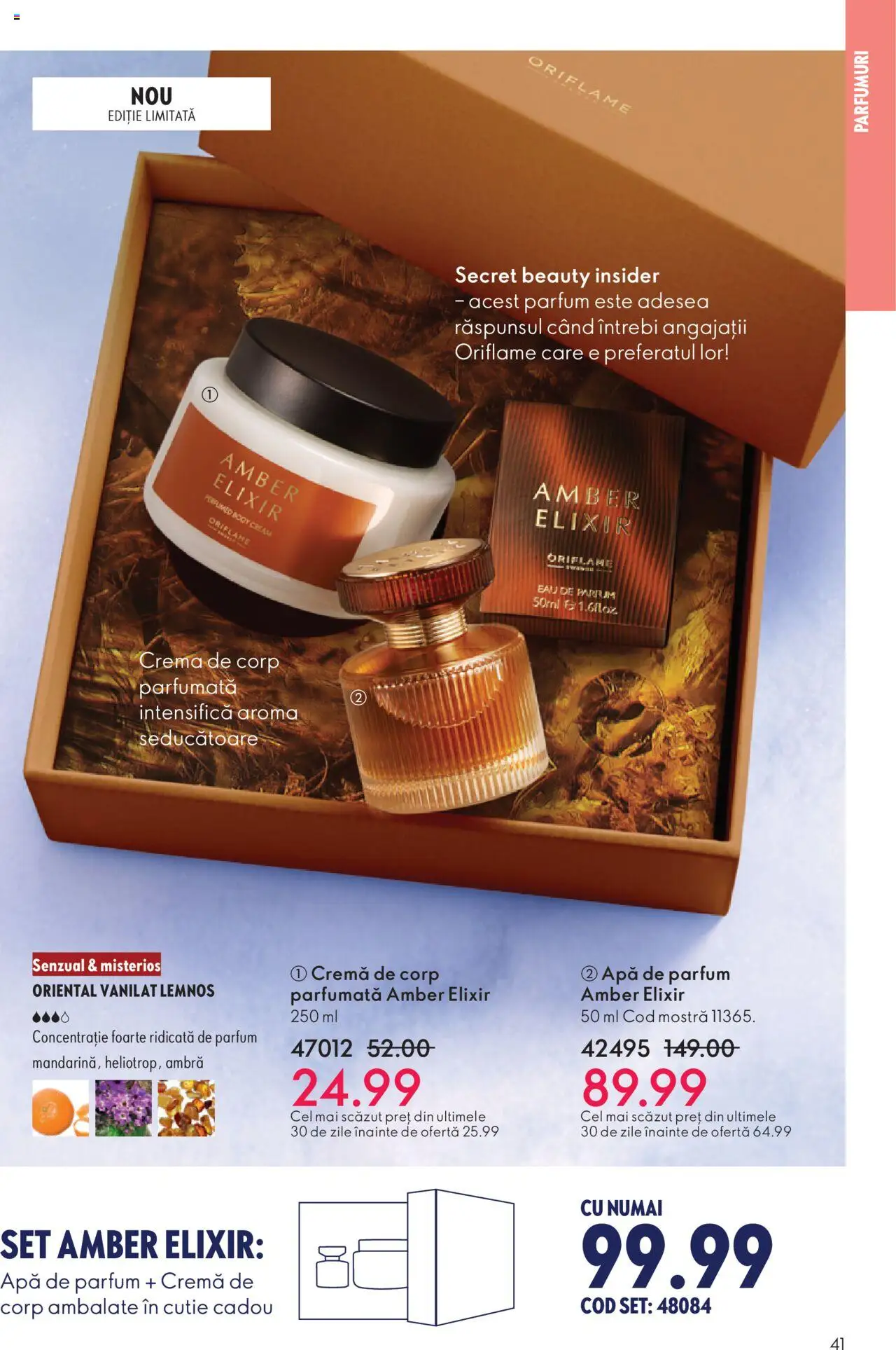 Catalog Oriflame 12 Noiembrie - 1 Decembrie 2025 | Pagina 41 | Produse: Apă de parfum, Cutie, Cremă, Apă