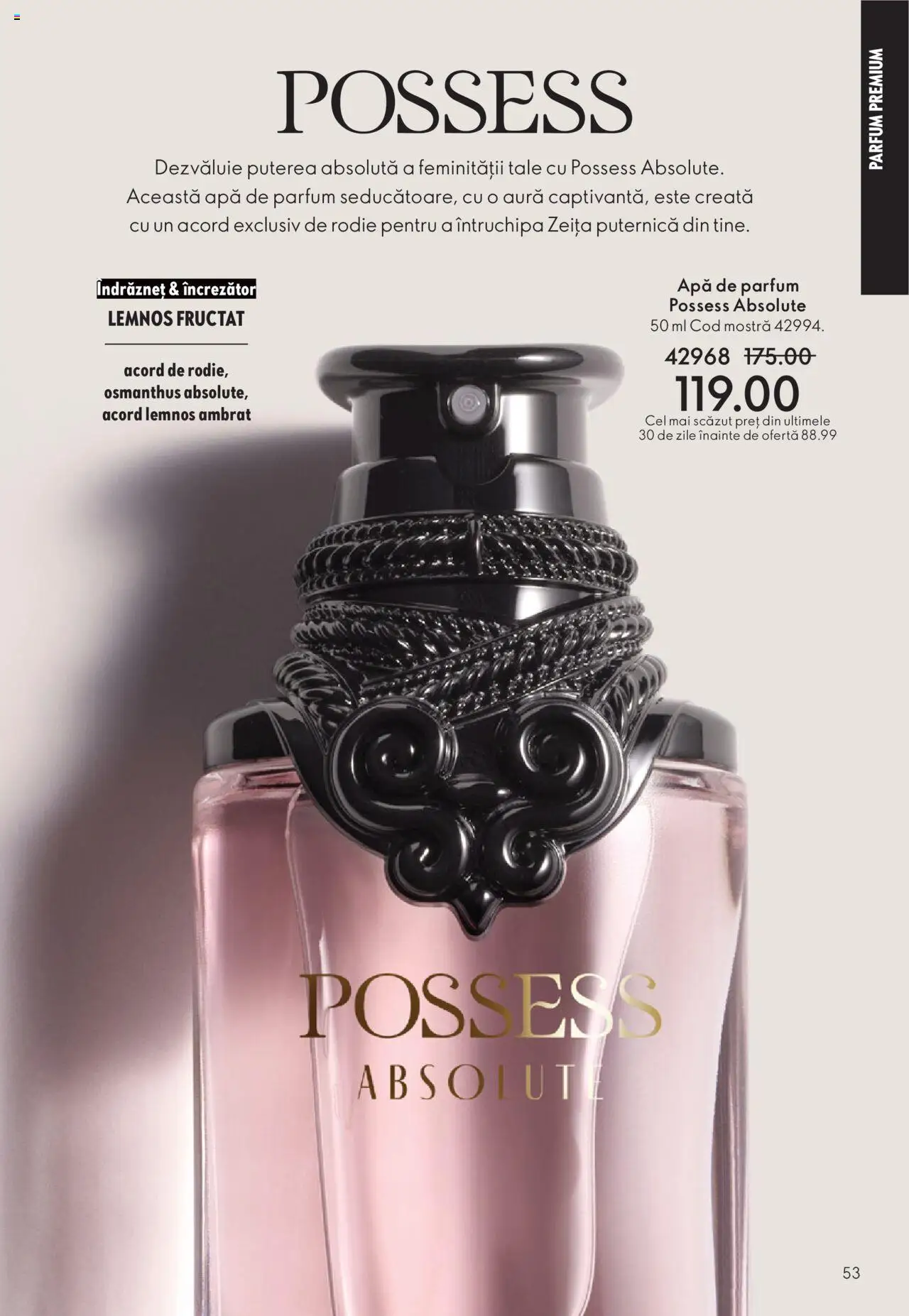 Catalog Oriflame 12 Noiembrie - 1 Decembrie 2025 | Pagina 53 | Produse: Apă de parfum, Parfum, Apă