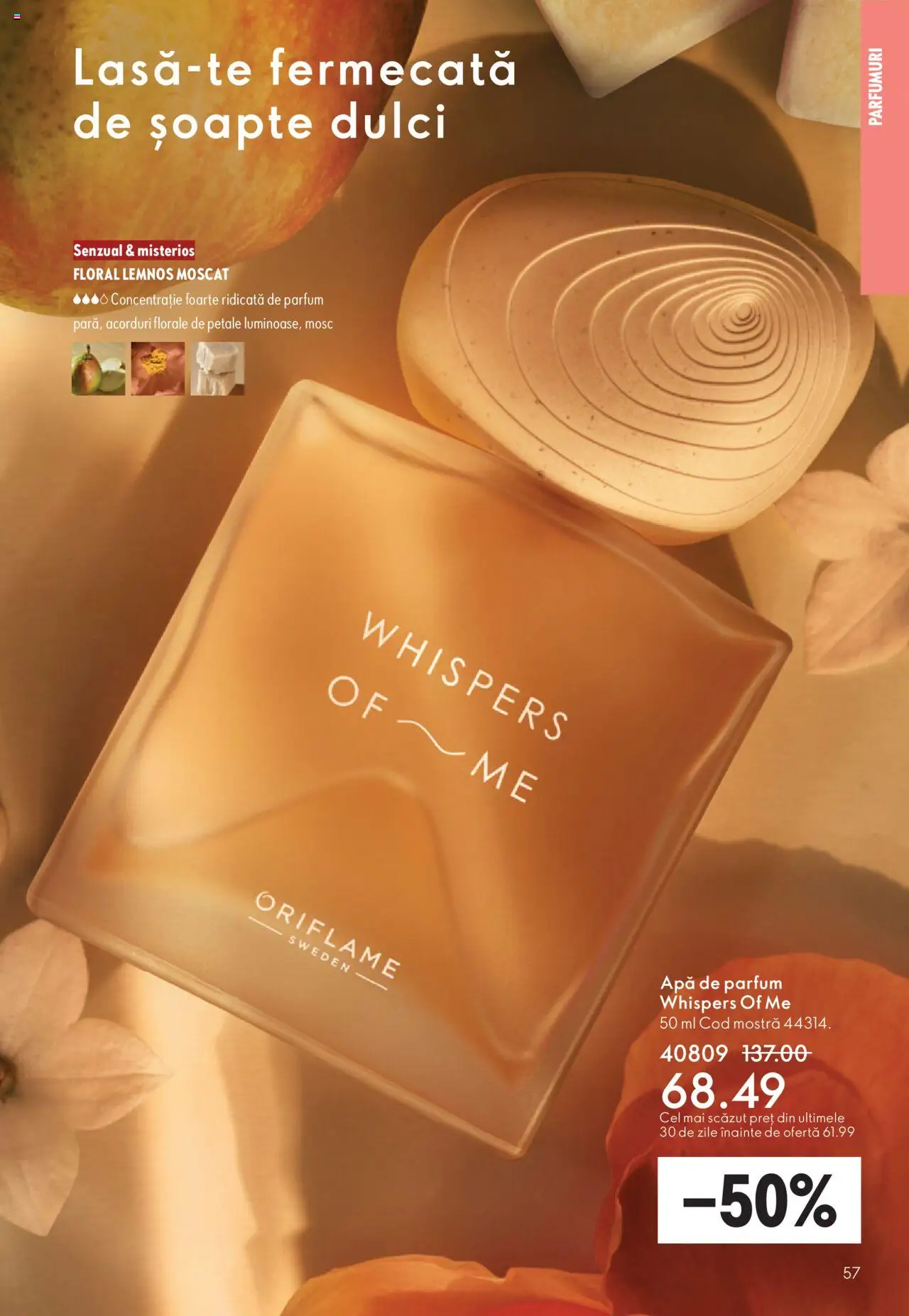 Catalog Oriflame 12 Noiembrie - 1 Decembrie 2025 | Pagina 57 | Produse: Apă de parfum, Parfum, Apă
