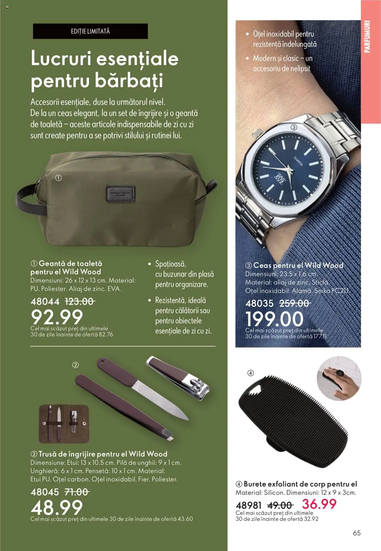 Catalog Oriflame 12 Noiembrie - 1 Decembrie 2025 | Pagina 65 | Produse: Ceas, Pensetă, Geantă, Burete