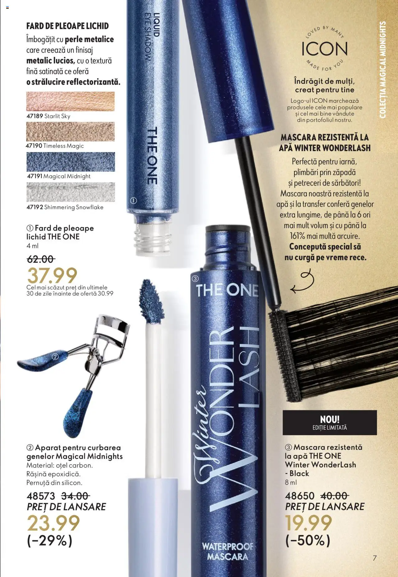 Catalog Oriflame 12 Noiembrie - 1 Decembrie 2025 | Pagina 7 | Produse: Akrilik boya, Mascara, Fard de pleoape, Apă