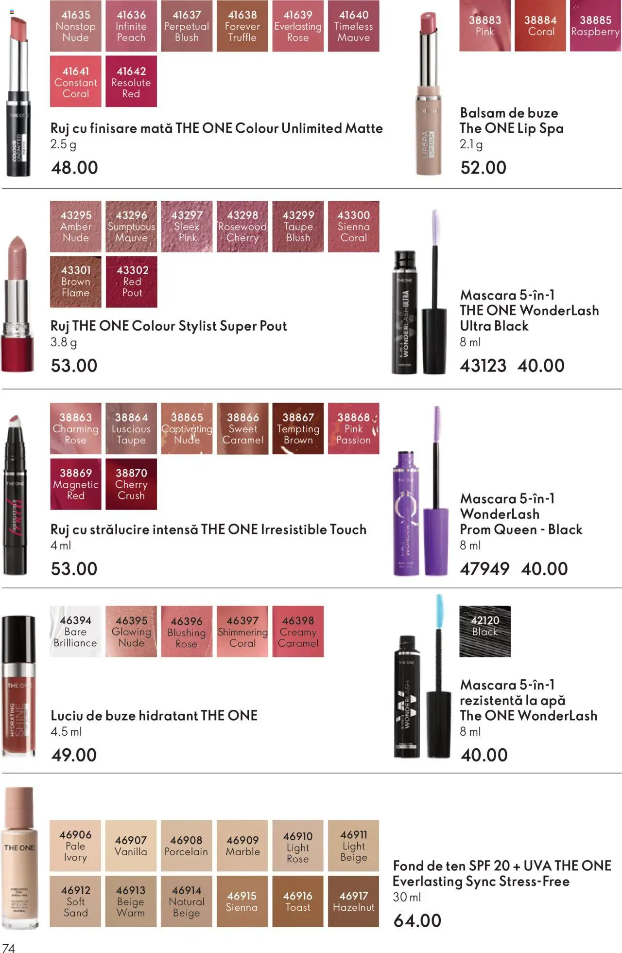 Catalog Oriflame 12 Noiembrie - 1 Decembrie 2025 | Pagina 74 | Produse: Fond de ten, Blush, Balsam, Apă