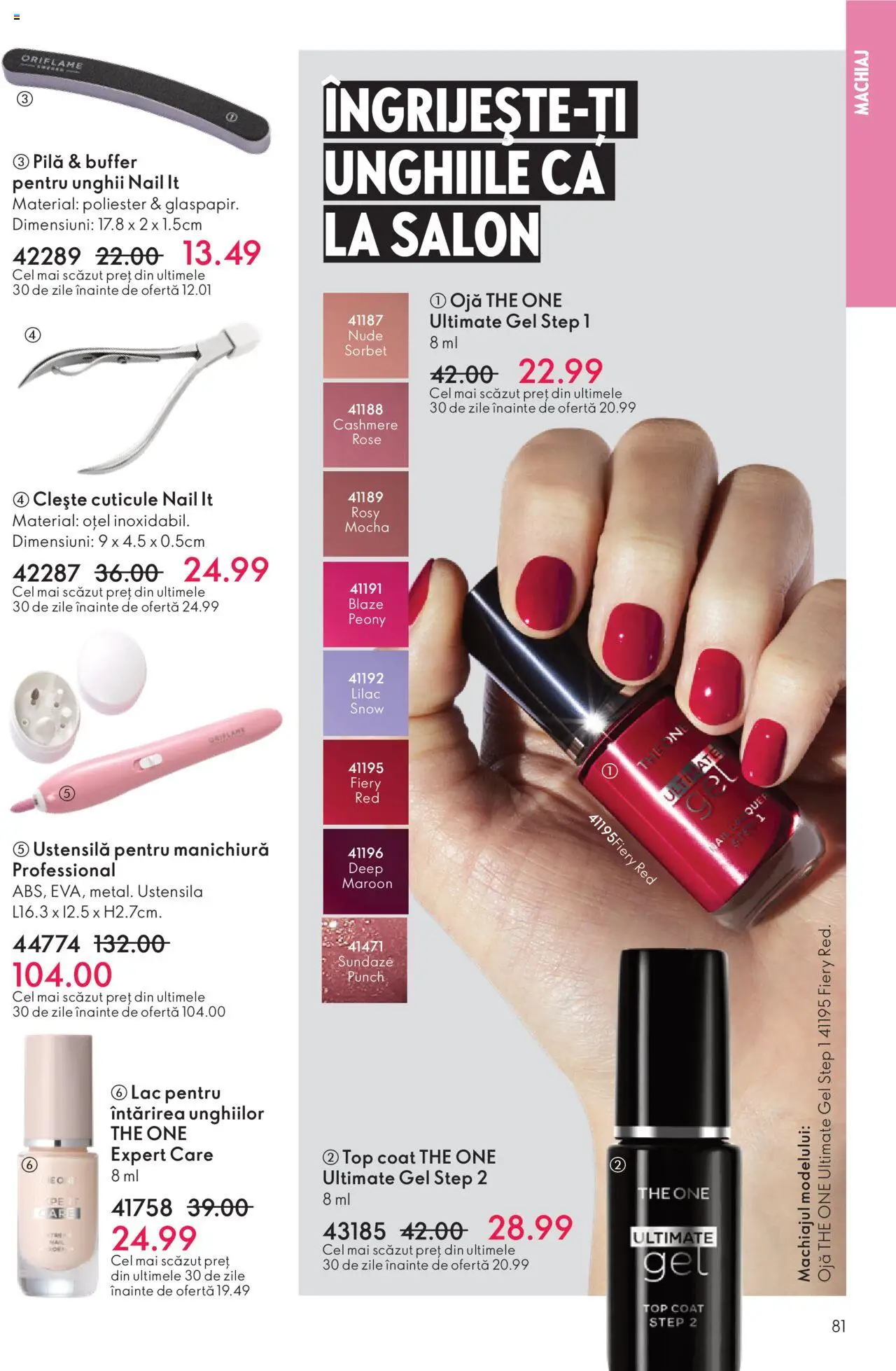 Catalog Oriflame 12 Noiembrie - 1 Decembrie 2025 | Pagina 81 | Produse: Clește, Top, Machiaj, Ojă