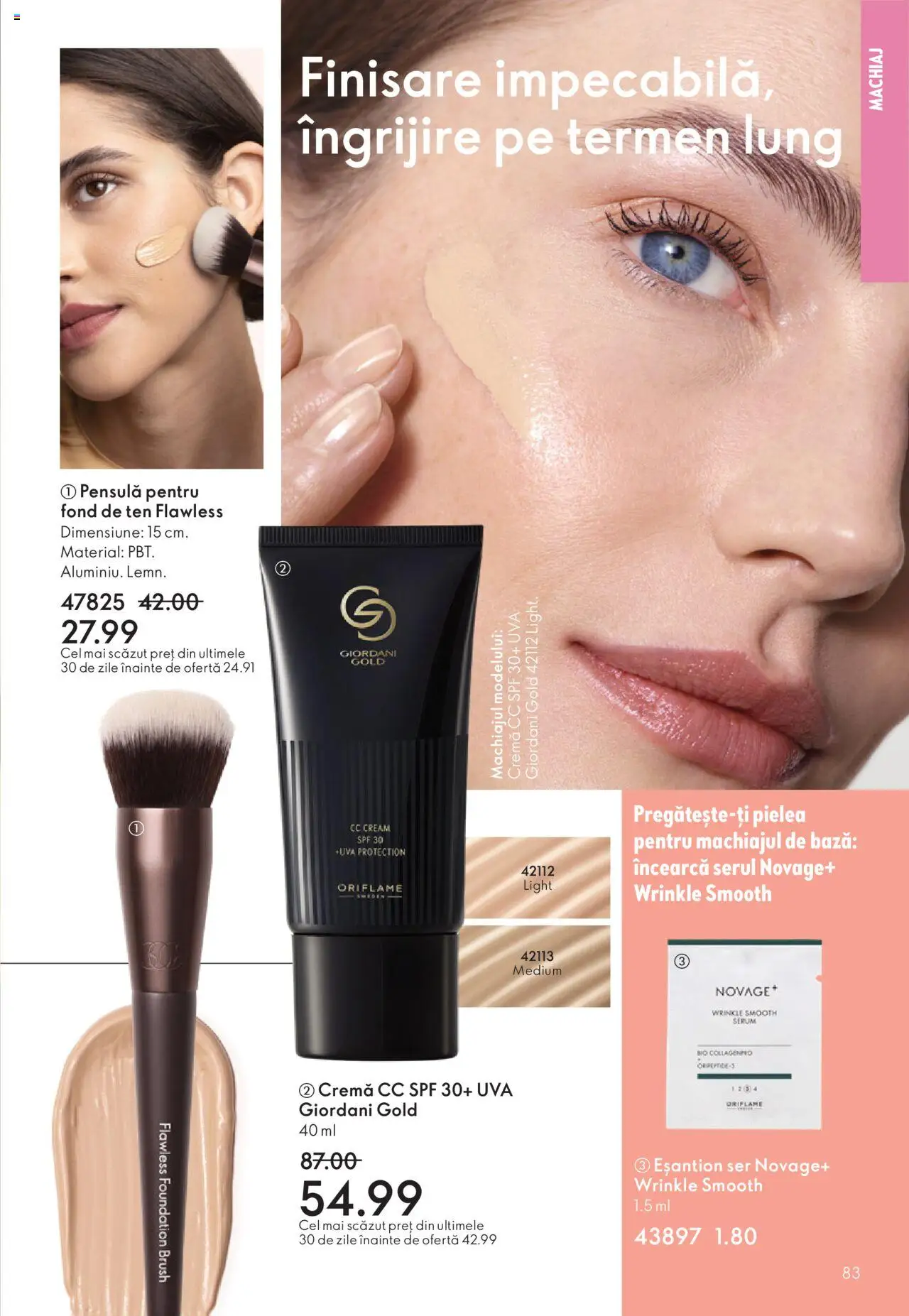 Catalog Oriflame 12 Noiembrie - 1 Decembrie 2025 | Pagina 83 | Produse: Serum, Machiaj, Cc cream, Cremă