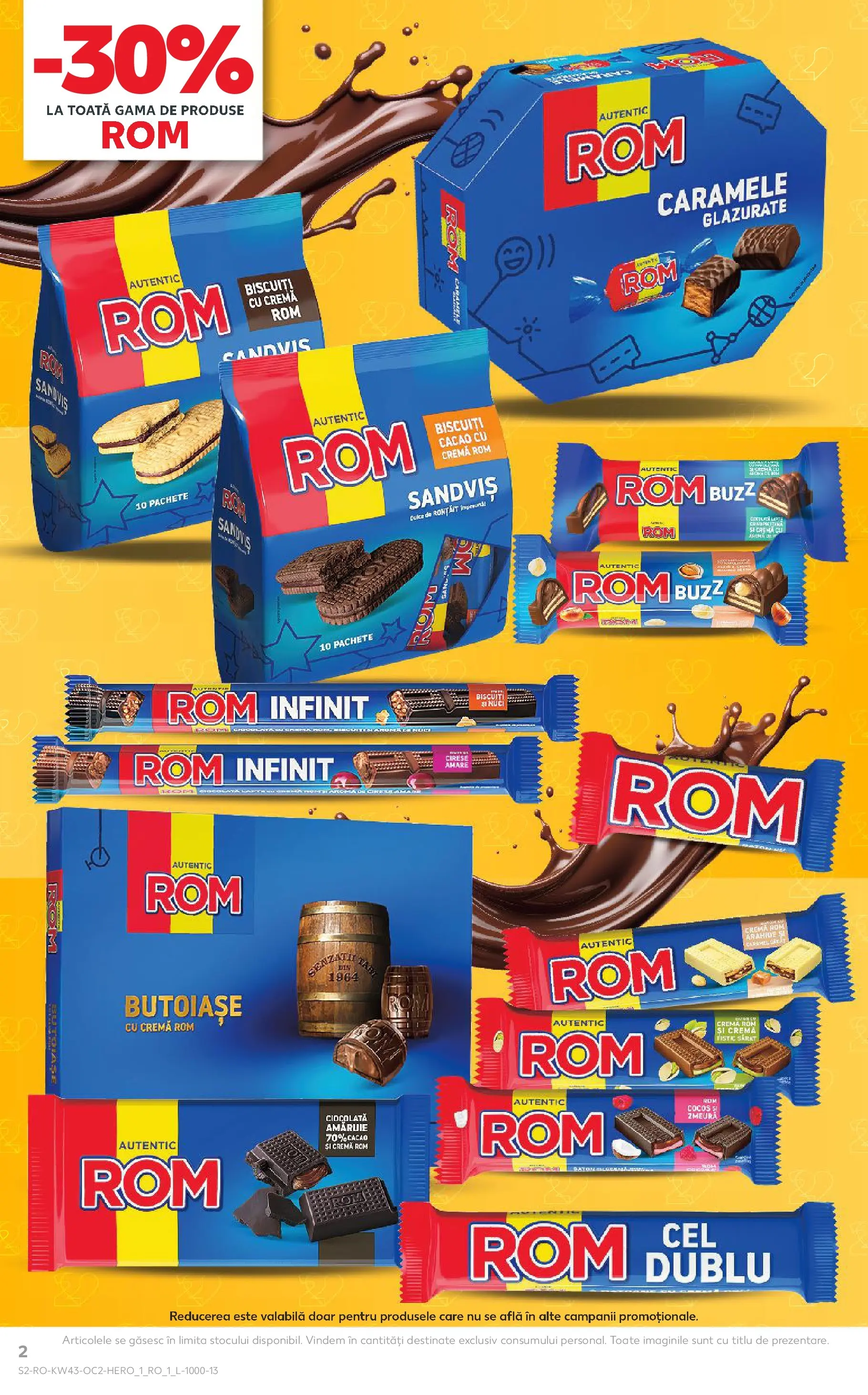 Catalog Kaufland 22 - 27 Octombrie 2025 | Pagina 2 | Produse: Cremă, Ciocolată, Rom, Cacao