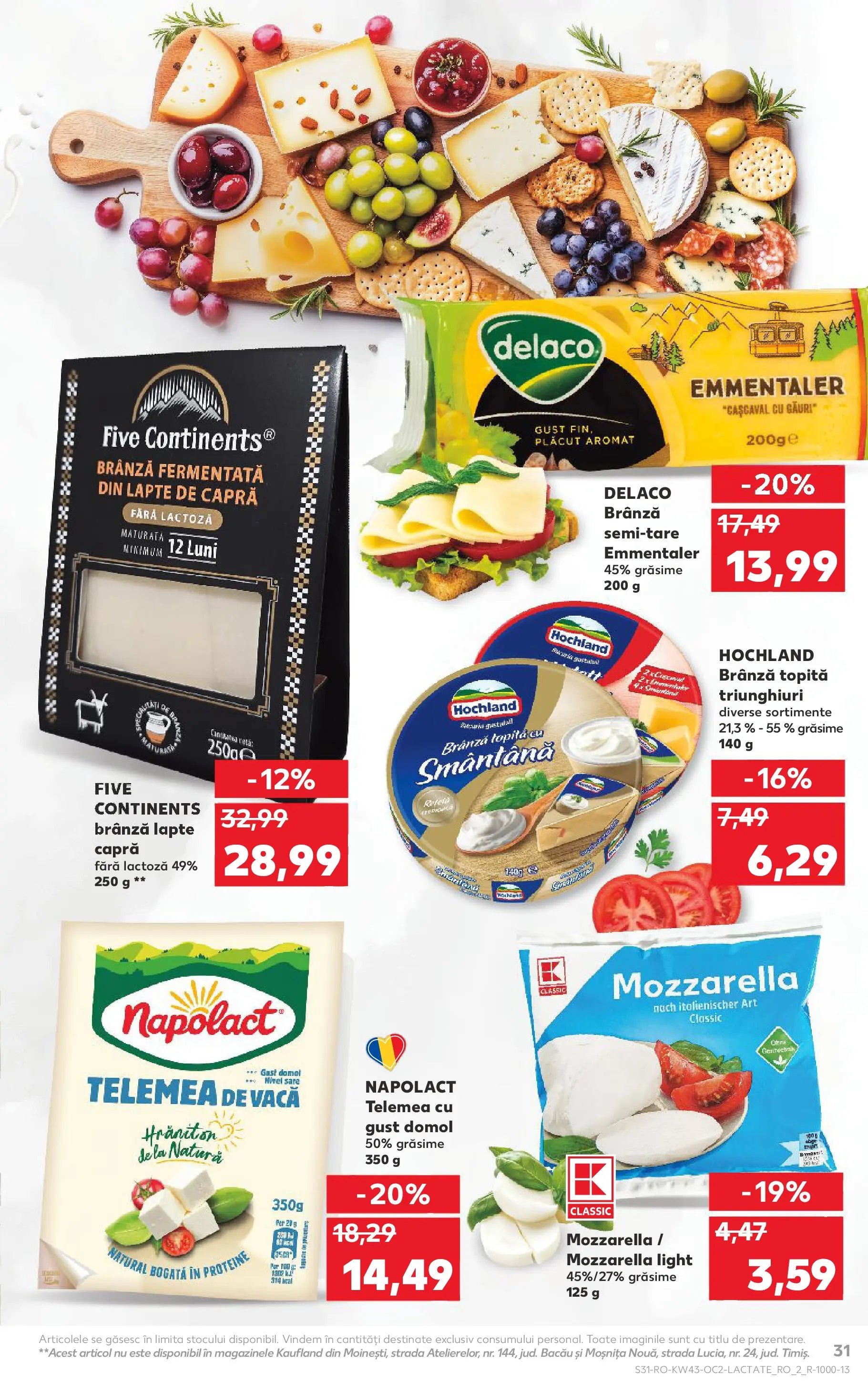 Catalog Kaufland 22 - 27 Octombrie 2025 | Pagina 31 | Produse: Light Kedi Konservesi, Masaüstü kılıfı, Lapte, Smântână