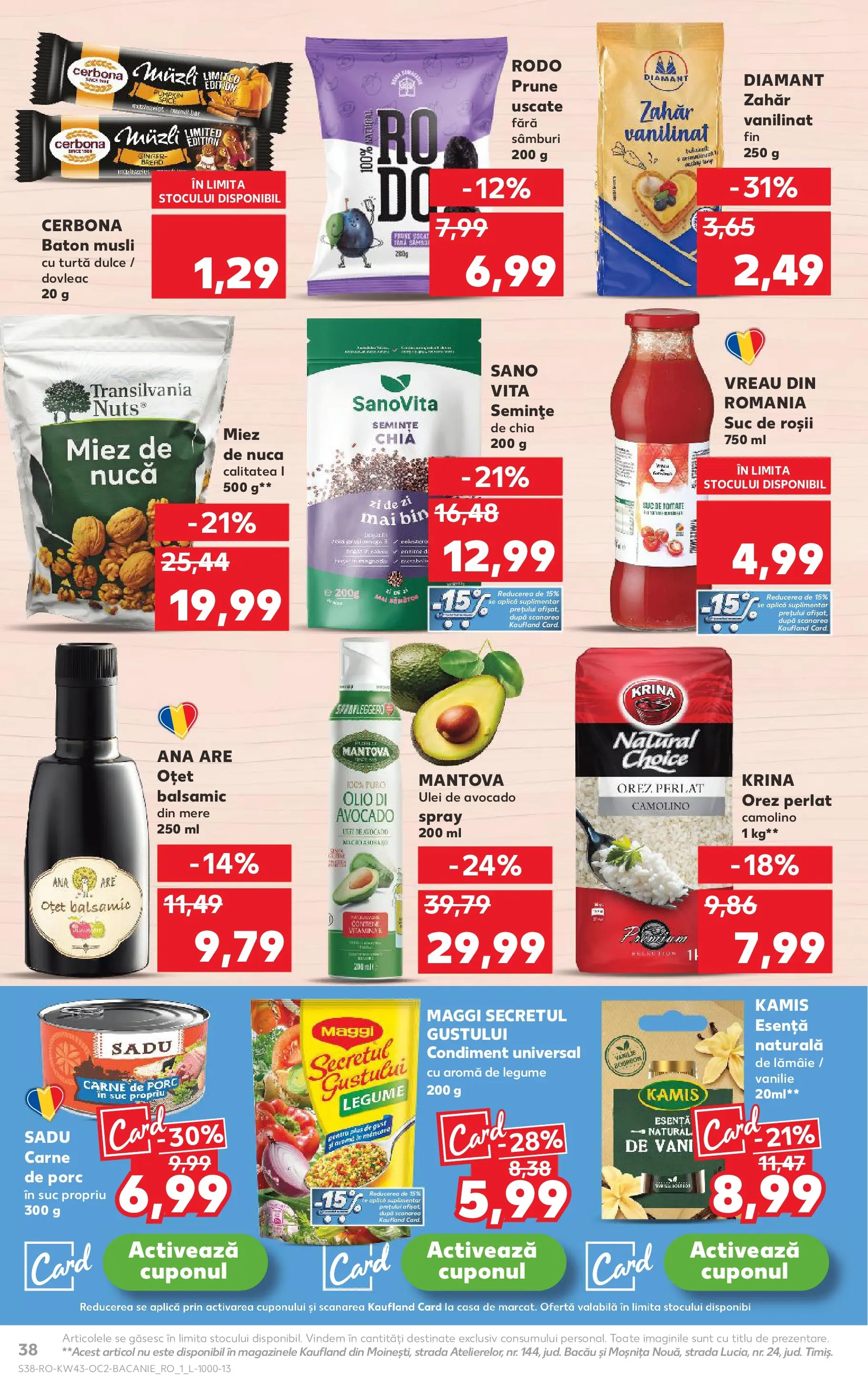 Catalog Kaufland 22 - 27 Octombrie 2025 | Pagina 38 | Produse: Dovleac, Ulei, Suc, Mere