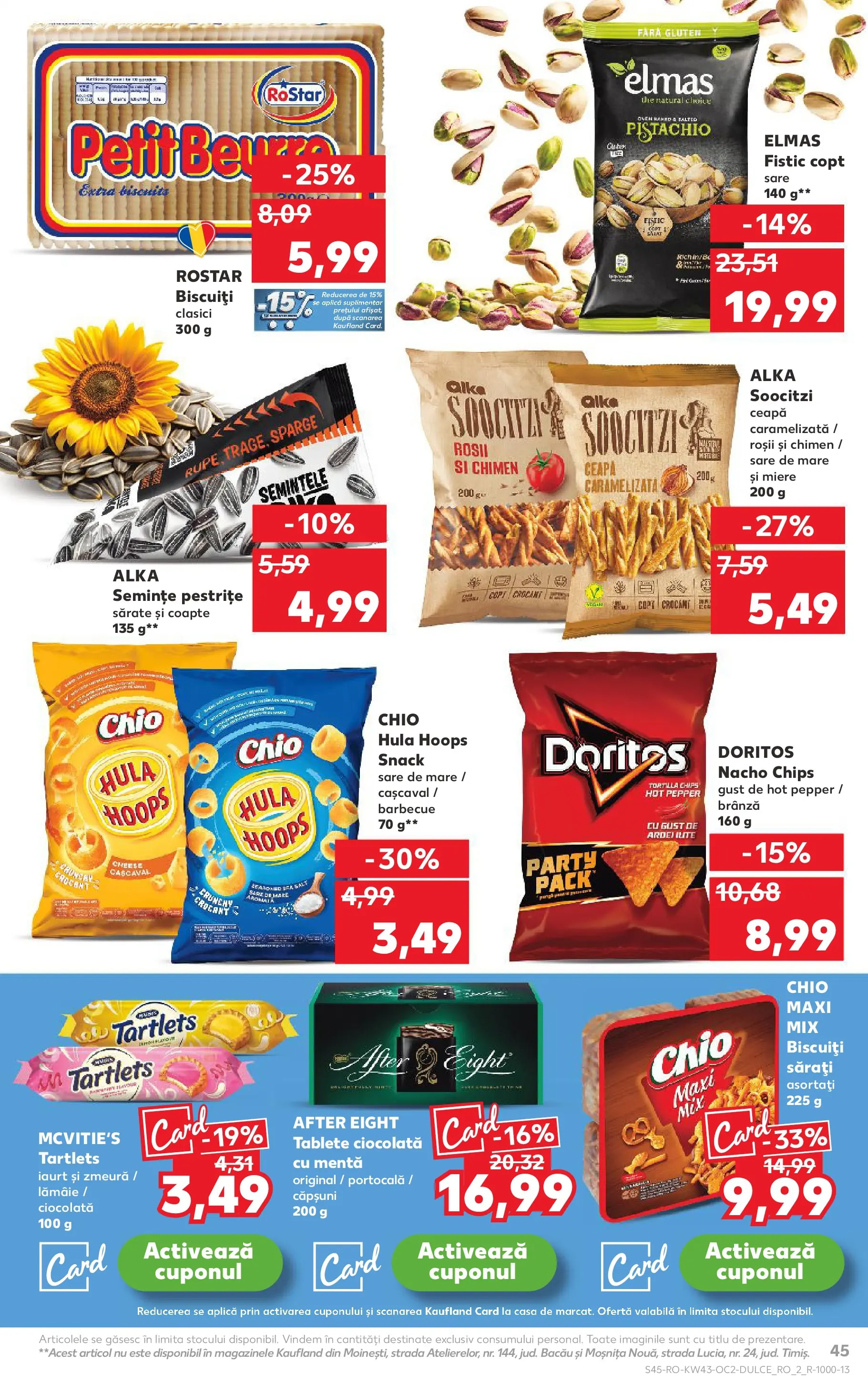 Catalog Kaufland 22 - 27 Octombrie 2025 | Pagina 45 | Produse: Zmeură, Ardei, Brânză, Fistic