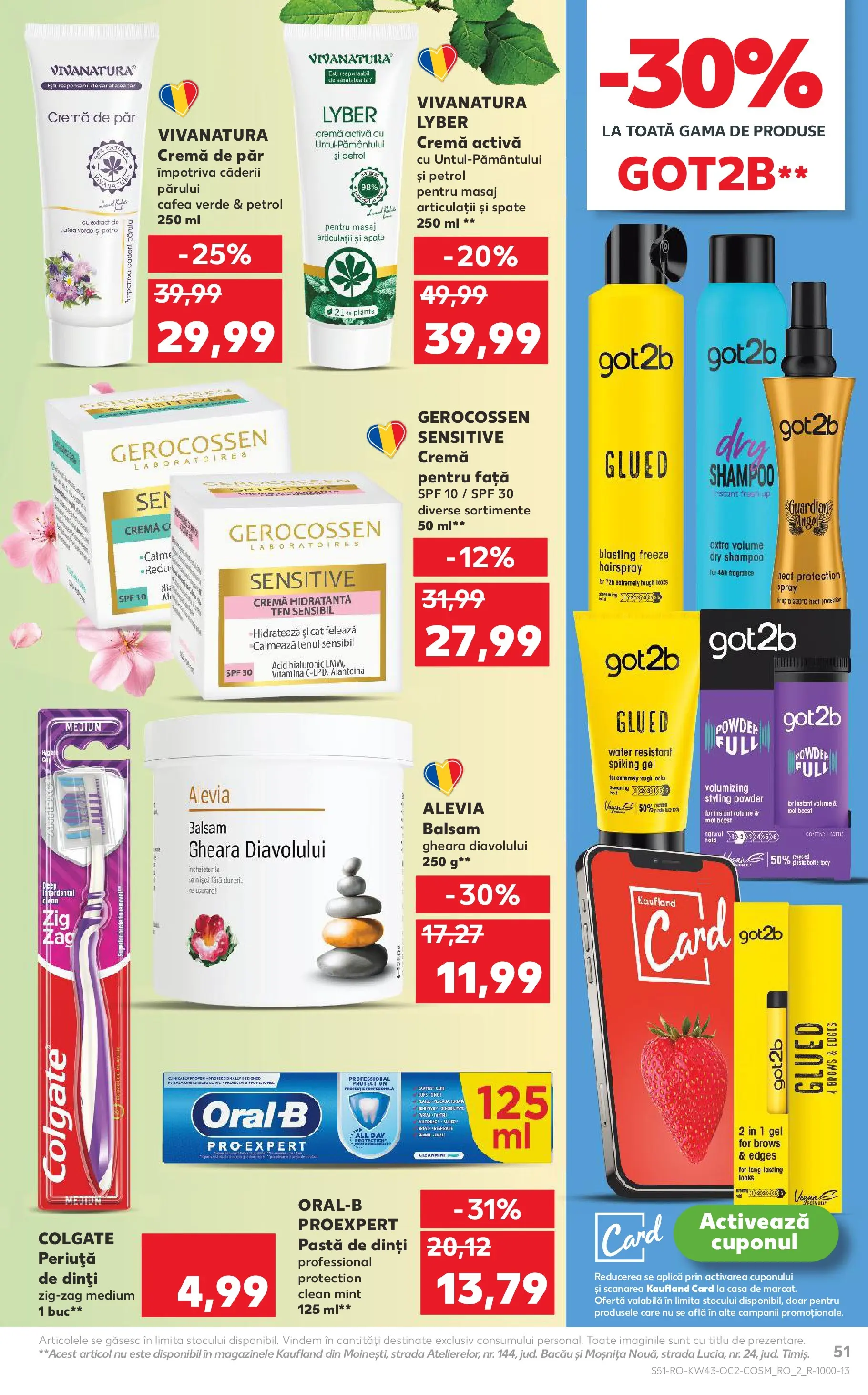 Catalog Kaufland 22 - 27 Octombrie 2025 | Pagina 51 | Produse: Pomelo, Body, Balsam, Periuță de dinți