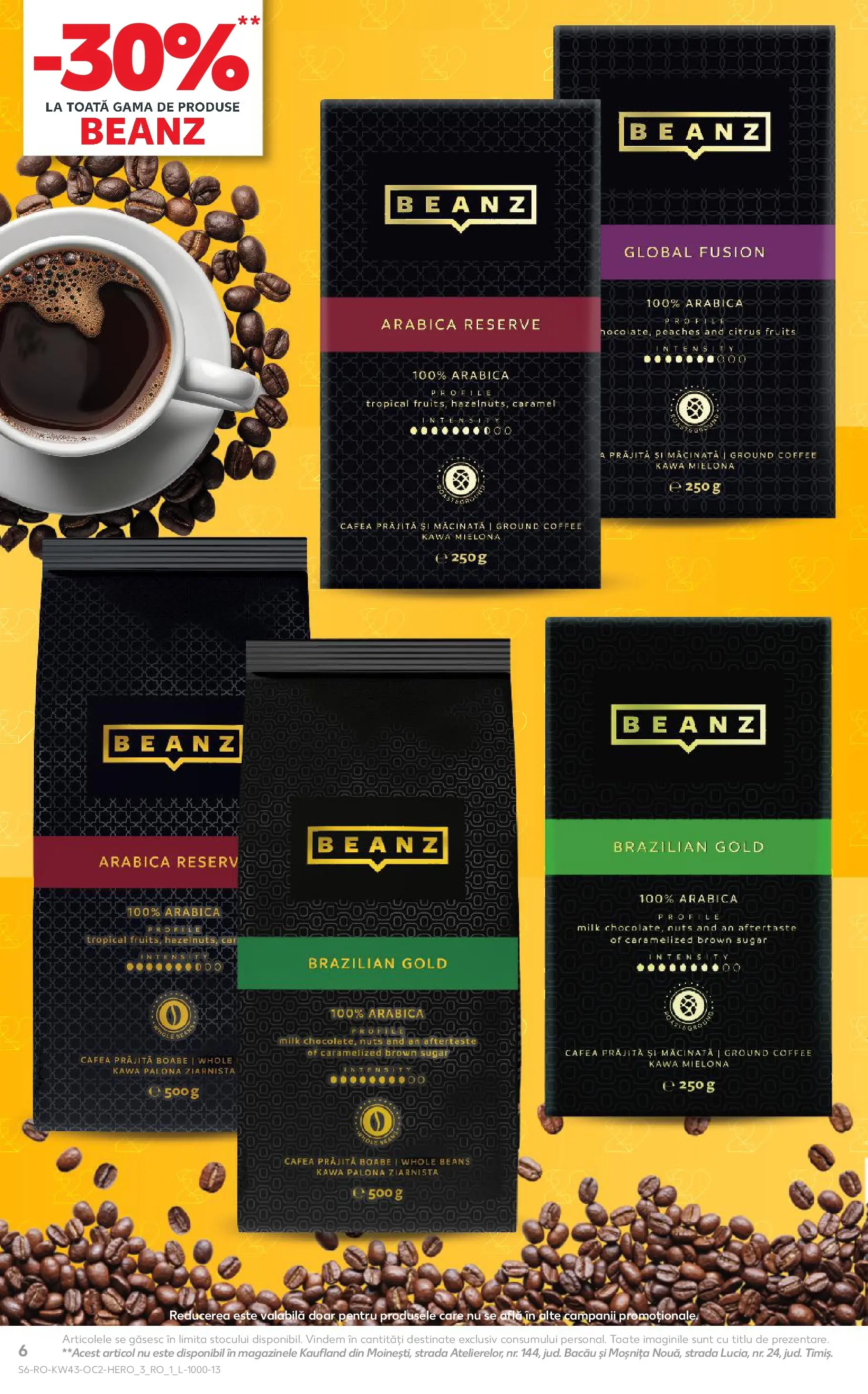 Catalog Kaufland 22 - 27 Octombrie 2025 | Pagina 6 | Produse: Cafea